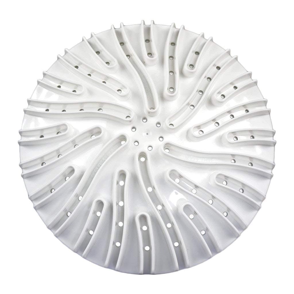 The Dirt Lock Scrub and Pump Attachment for Car Wash Bucket Filter (White)