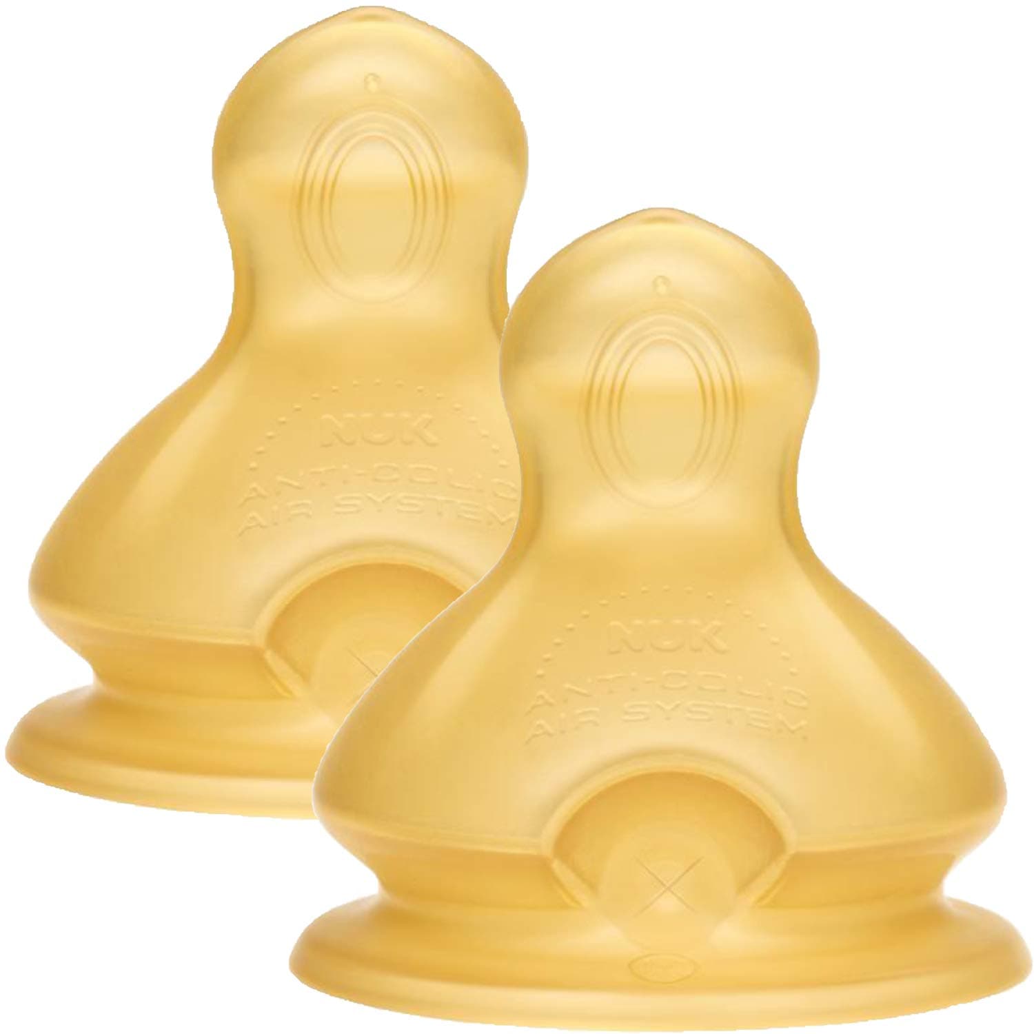 NUK First Choice+ Latex Teats Size 2 Large (2pk)