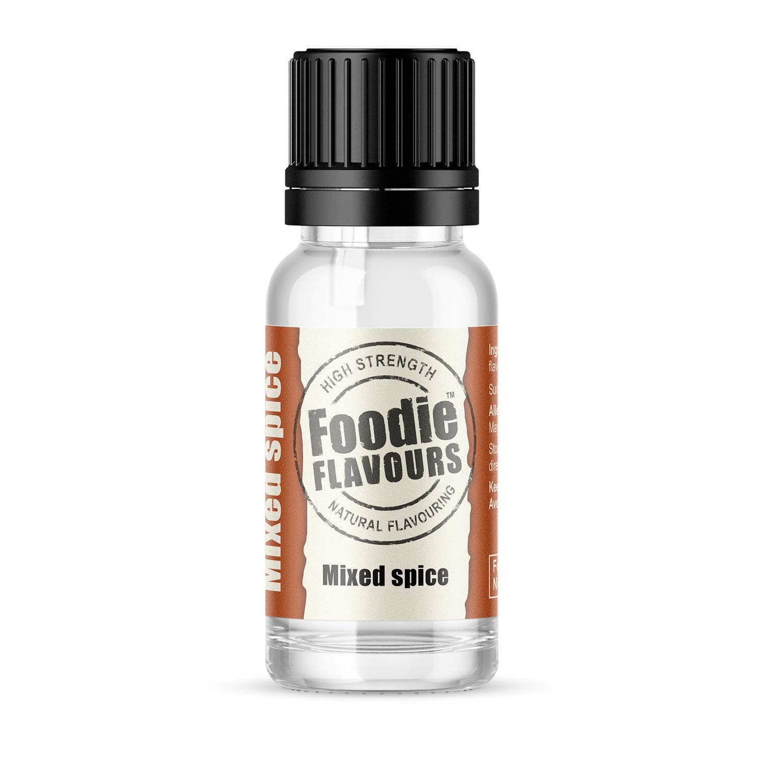 Foodie Flavours Natural Mixed Spice Flavouring, High Strength - 15ml