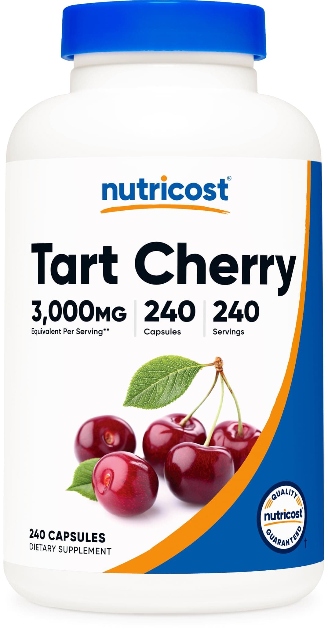 Tart Cherry Extract 3000mg, 240 Vegetarian Capsules - Gluten Free, Non-GMO
