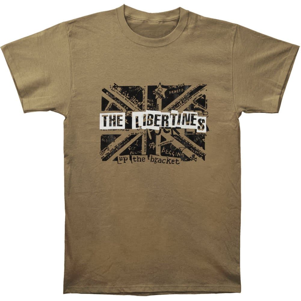 Libertines Men's Black Logo T-Shirt Grey