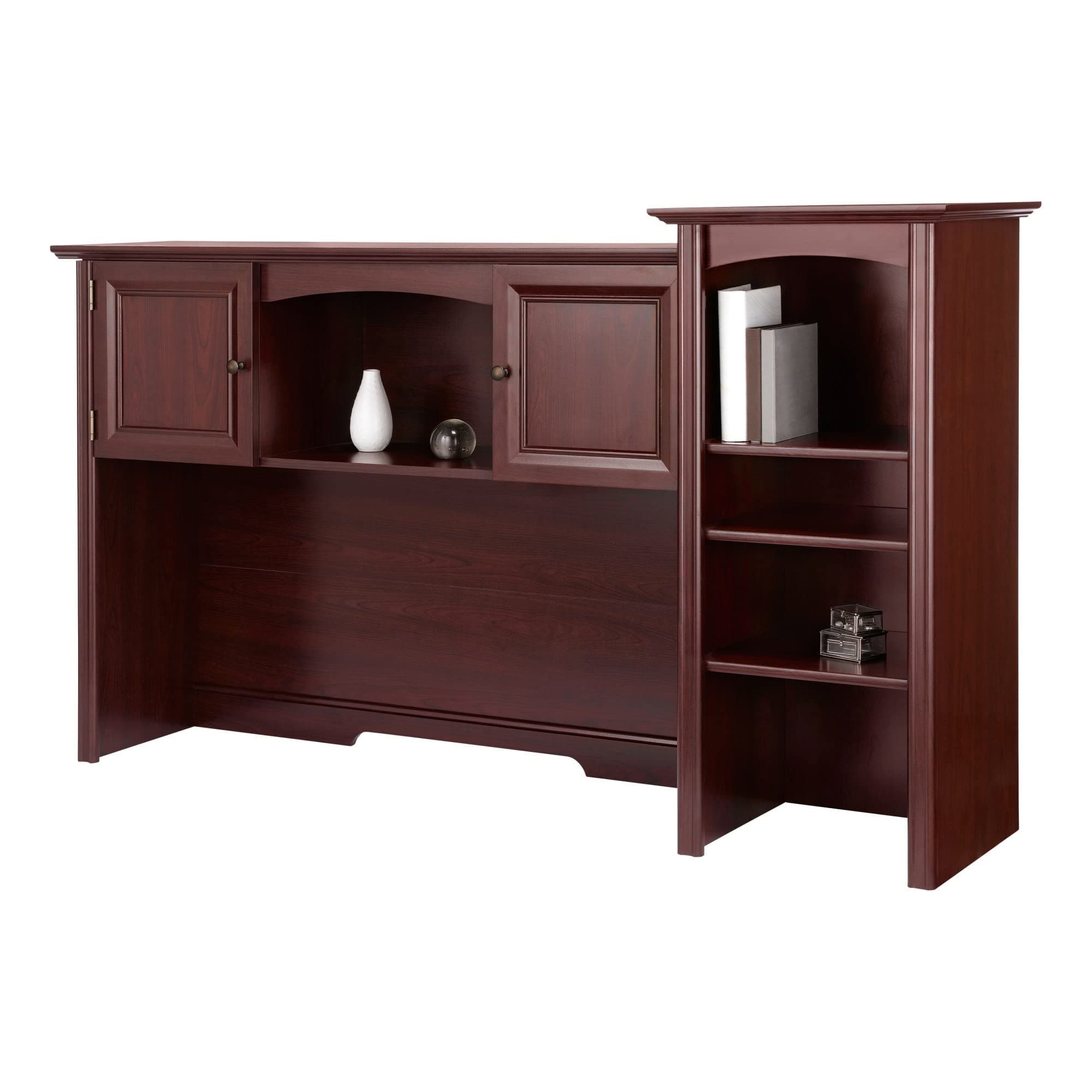 RealspaceBroadstreet 65"W Hutch For U-Shaped Desk, Cherry