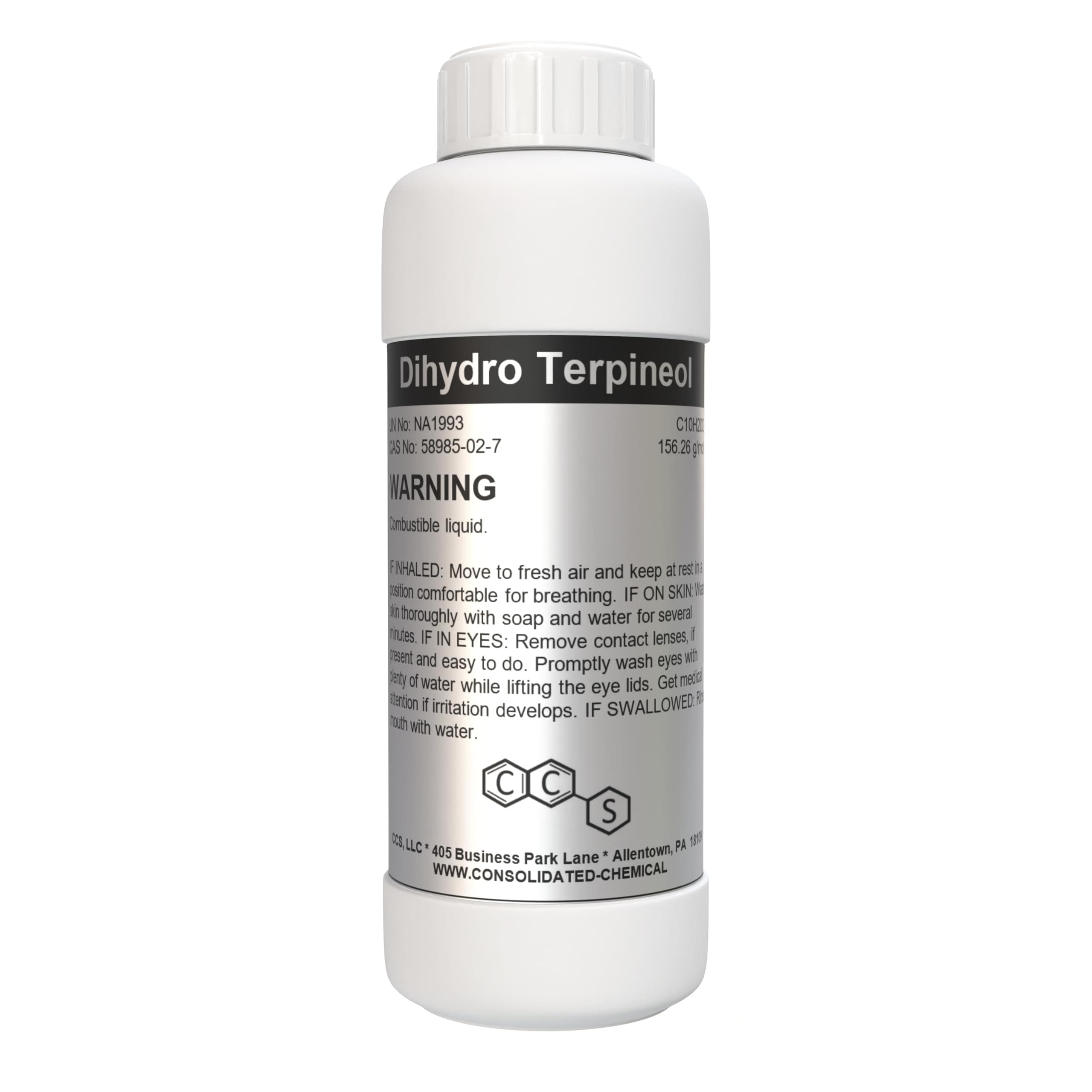 Dihydro Terpineol (Menthanol) Aroma/Flavor Compound High Purity - 500mL (16 Fl Oz)