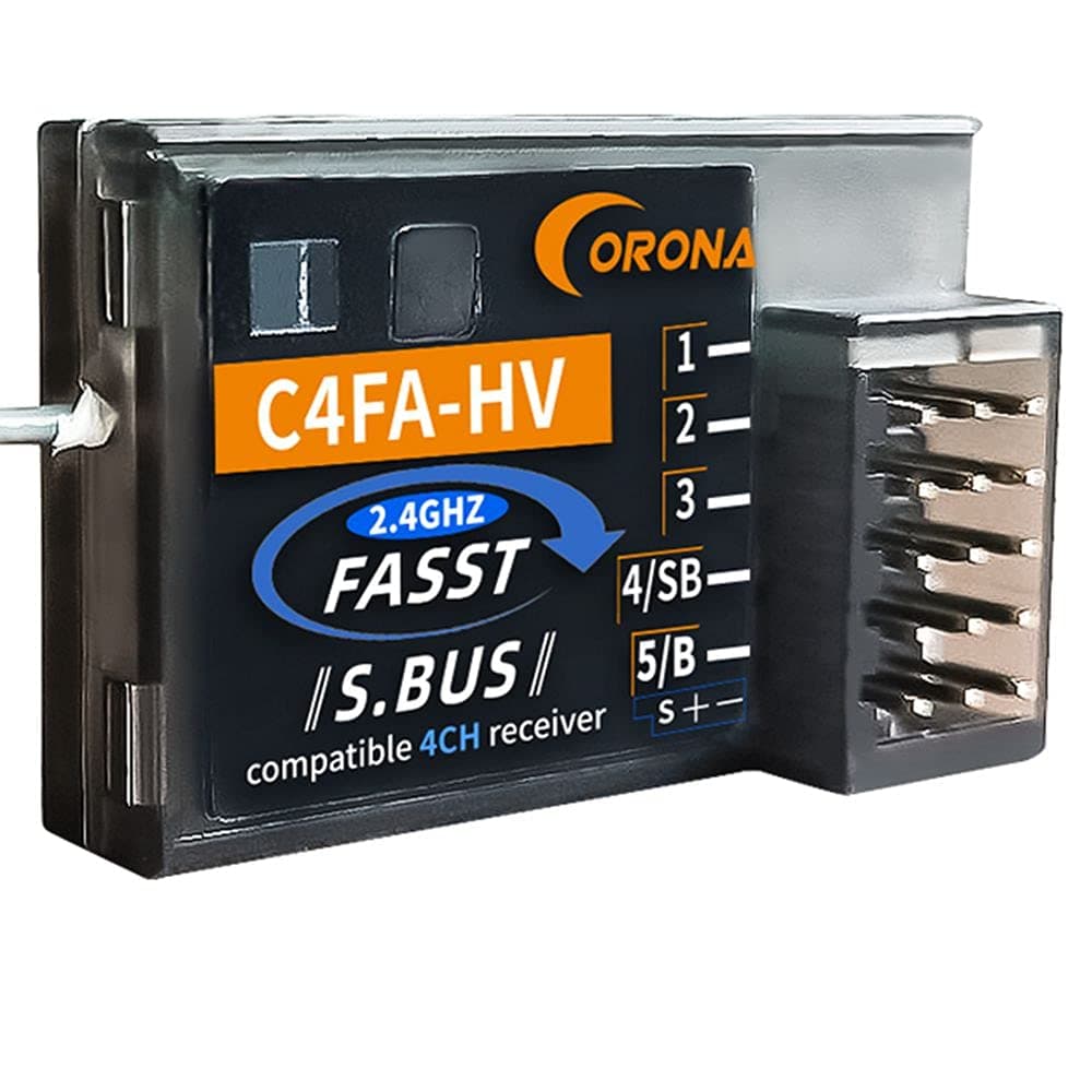 Cooltech Corona C4FA 4 Channel Futaba fasst SBUS Waterproof Compatible Receiver for 3PK 4PK RC car Surface C1 Mode RFA04C