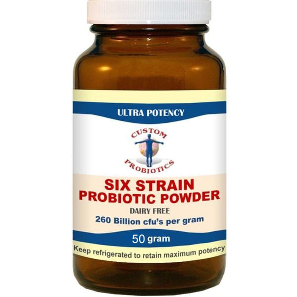 Custom Probiotics Six Strain Probiotic Powder (50 gram)