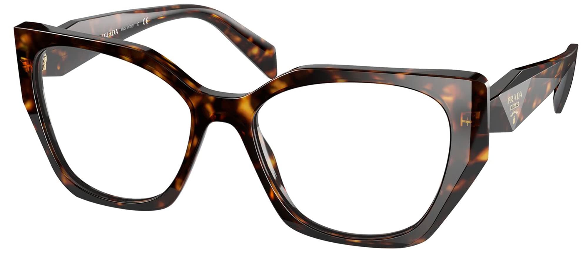 Prada PR 18WV 2AU1O1 Tortoise Plastic Fashion Eyeglasses 54mm