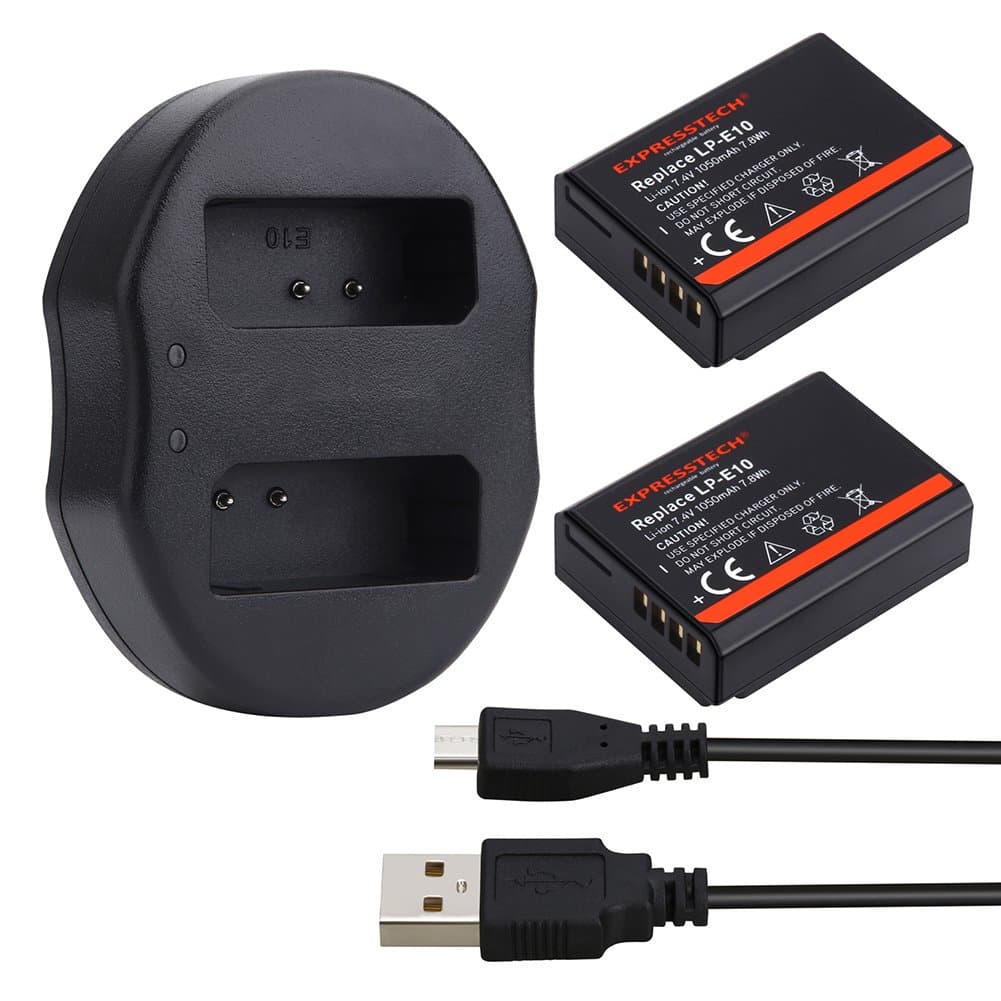 Expresstech - LP-E10 950mAh Replacement Battery for the Canon EOS 1100D, 1200D, 1300D, Kiss X50 and Rebel T3