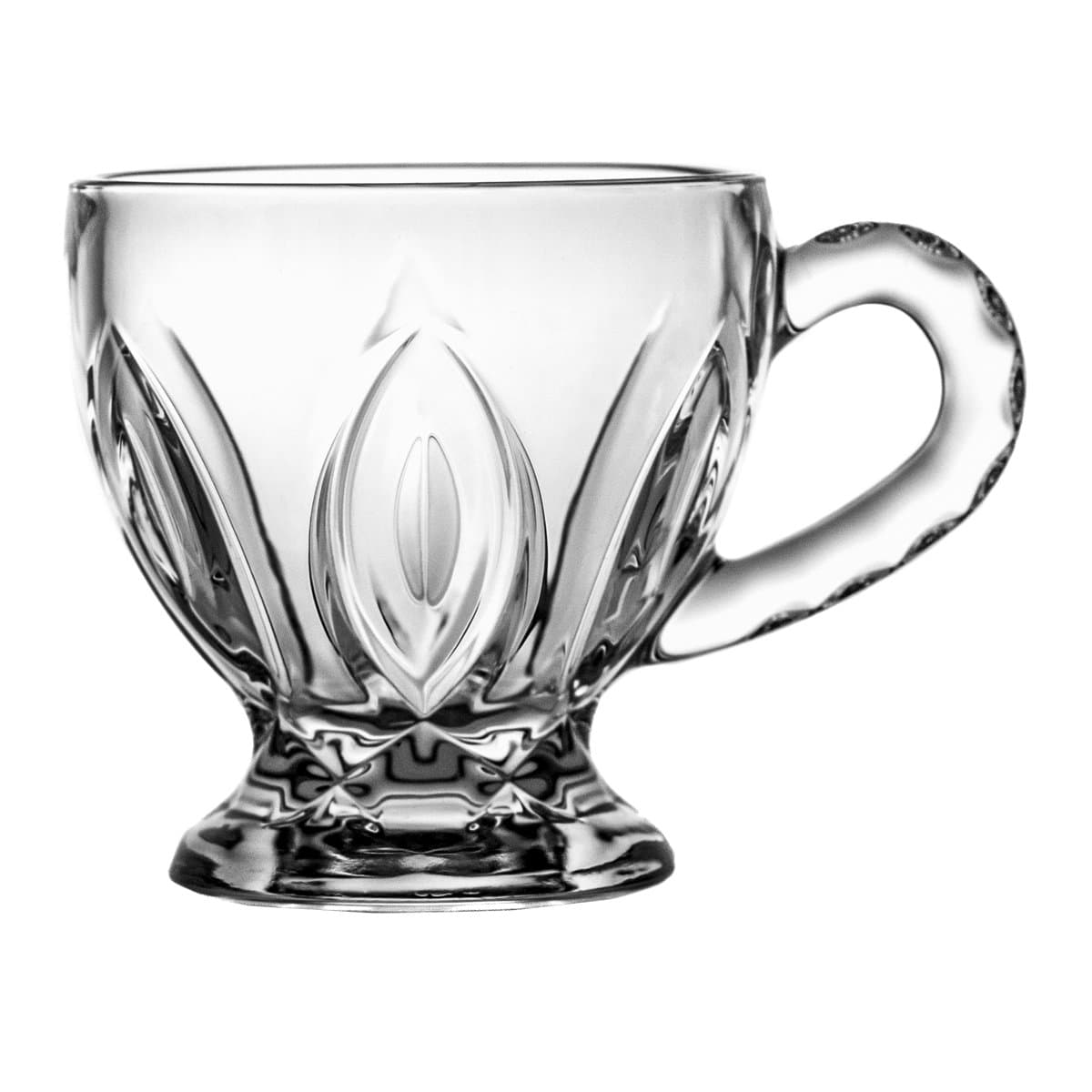 Pack of Aljulia 05593 Turkish Tea Glasses, Glass, 205ml, 11, 5 x 8/5 cm 6 Units