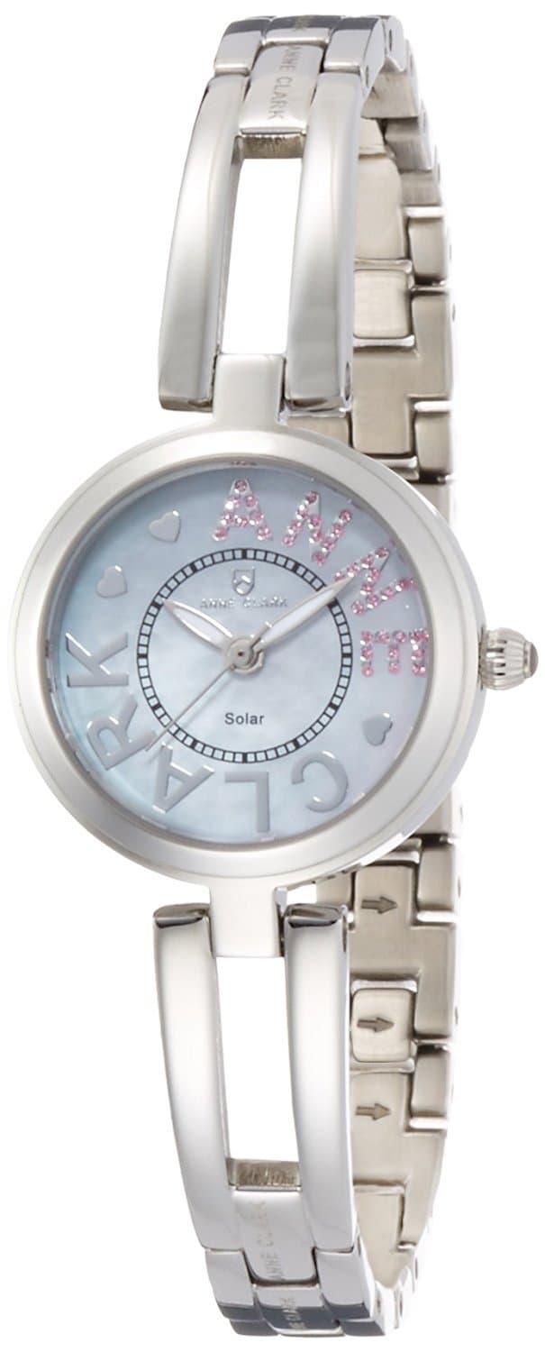 ANNE CLARK Watch Natural Shell dial Solar Power All Stainless Nachure AU-1032-09 Ladies