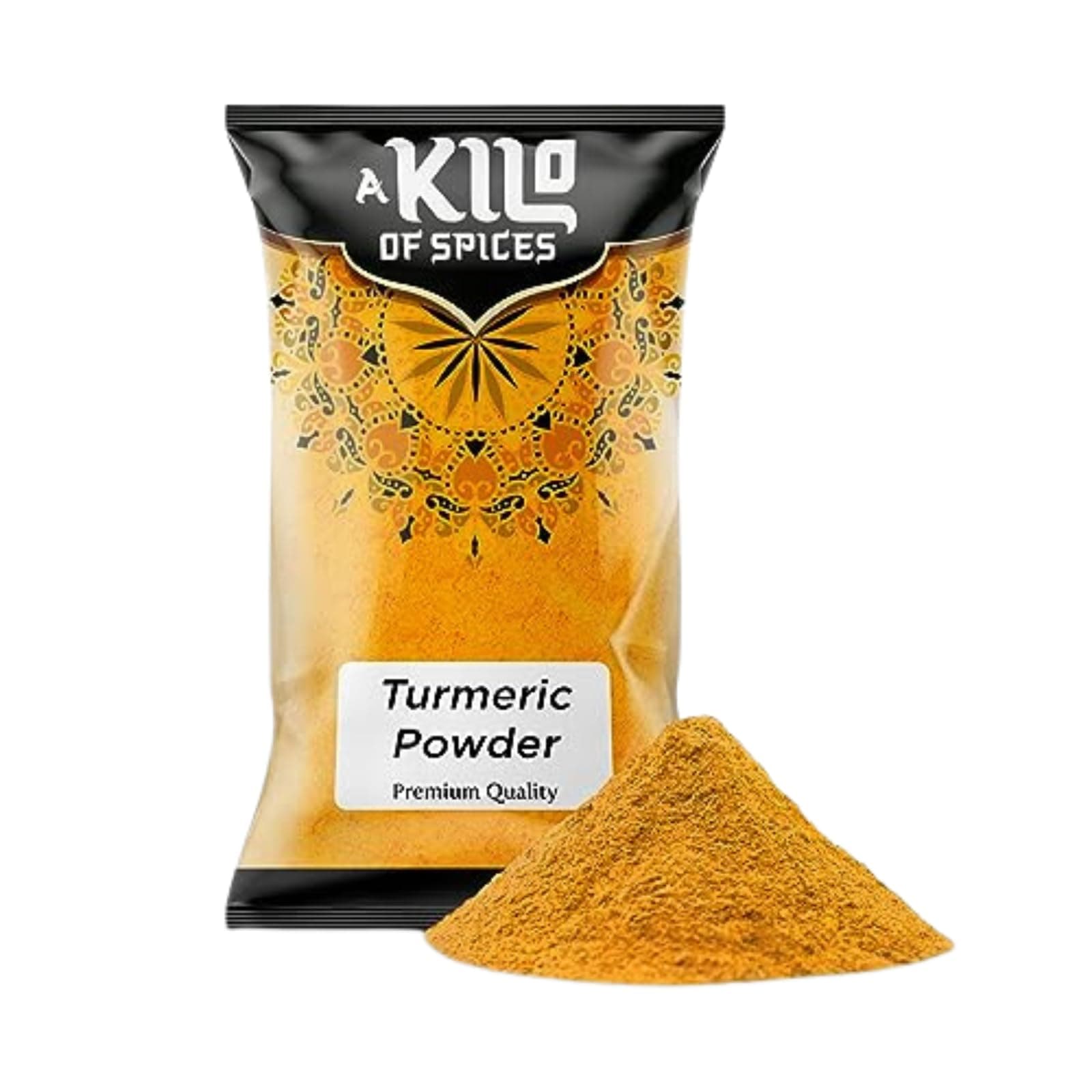 A Kilo of Spices | Turmeric Powder 1Kg | Freshly Packed for Cooking, Health & Wellness | Ideal for Curries, Smoothies & Golden Milk | Essential Ingredient for Traditional Recipes & Everyday Cooking