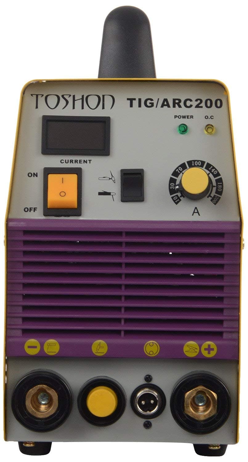 TOSHON TIG/ARC200 Inverter Welding Machine, 220 VAC, 200 A