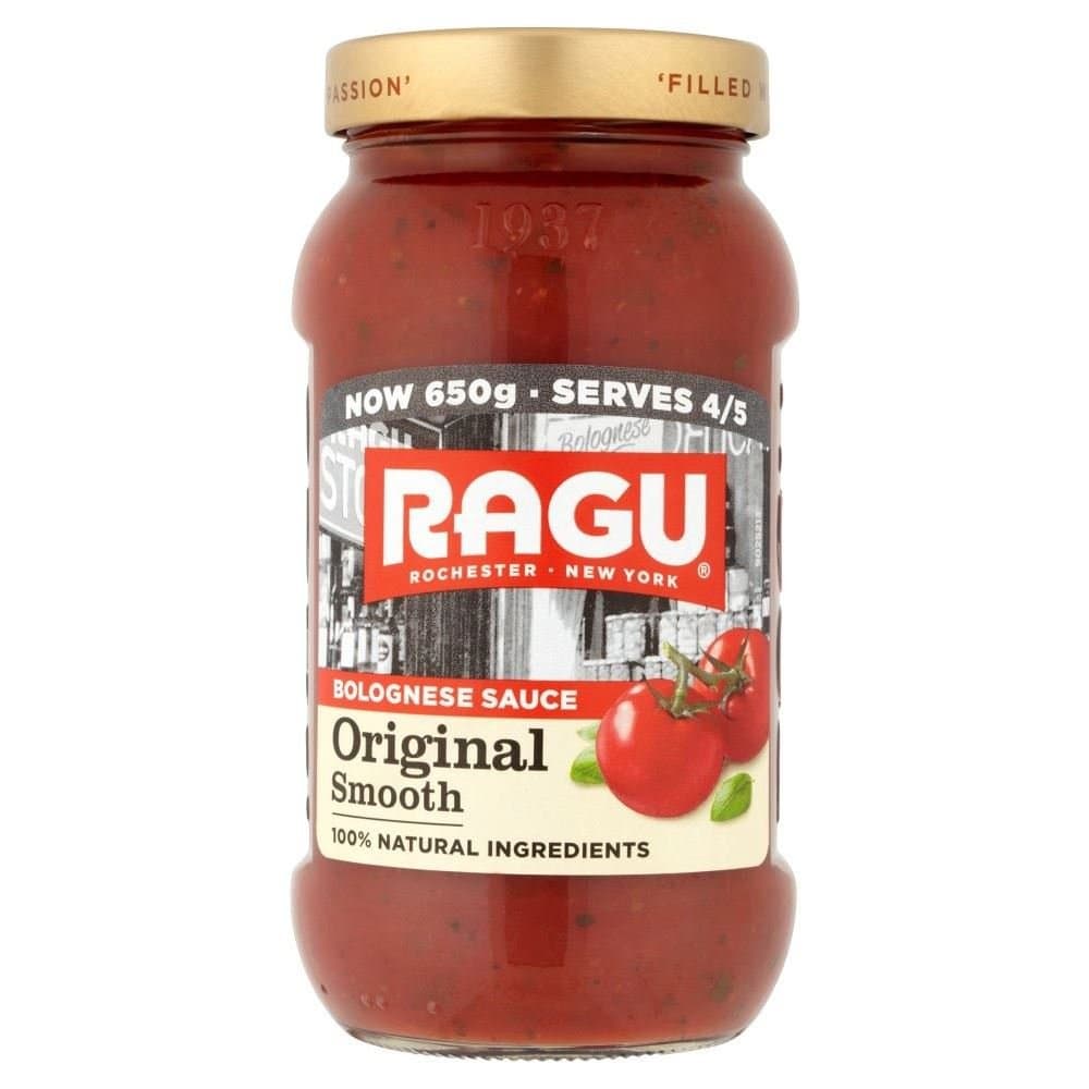 Ragu Smooth Bolognese Pasta Sauce (650g) - Pack of 6