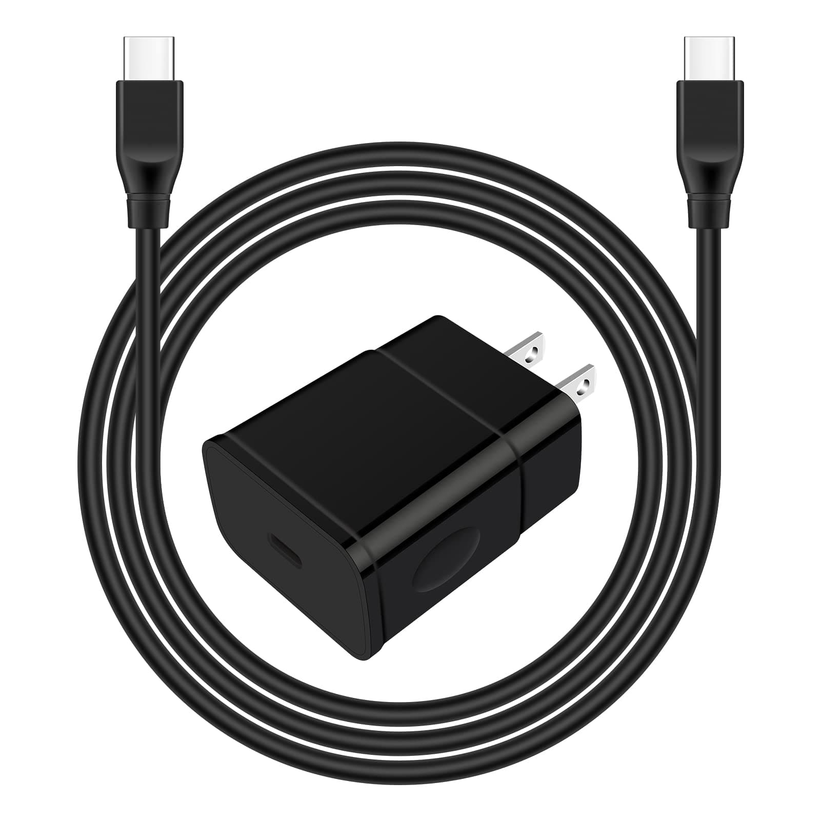 Fast Charger Type C for Moto G 2026/G Stylus 5G 2025 2024/G 2025/G Power 2025/G Play 2026 2024 2023/G Stylus 2023/G Power 2023/2022/G 5G 2023/G Pure/Edge/Razr, 25W USB C Wall Charger with 6ft Cable