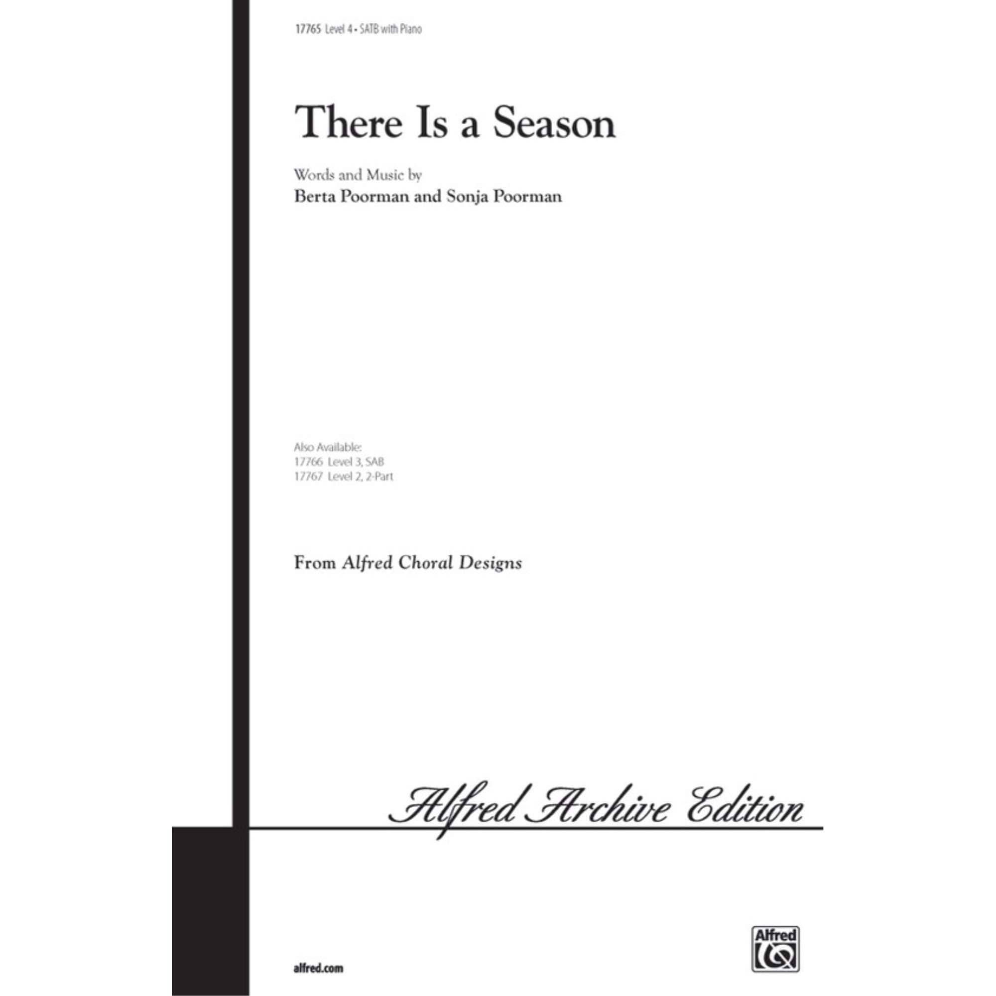 There Is a Season - Music by Sonja Poorman and Berta Poorman