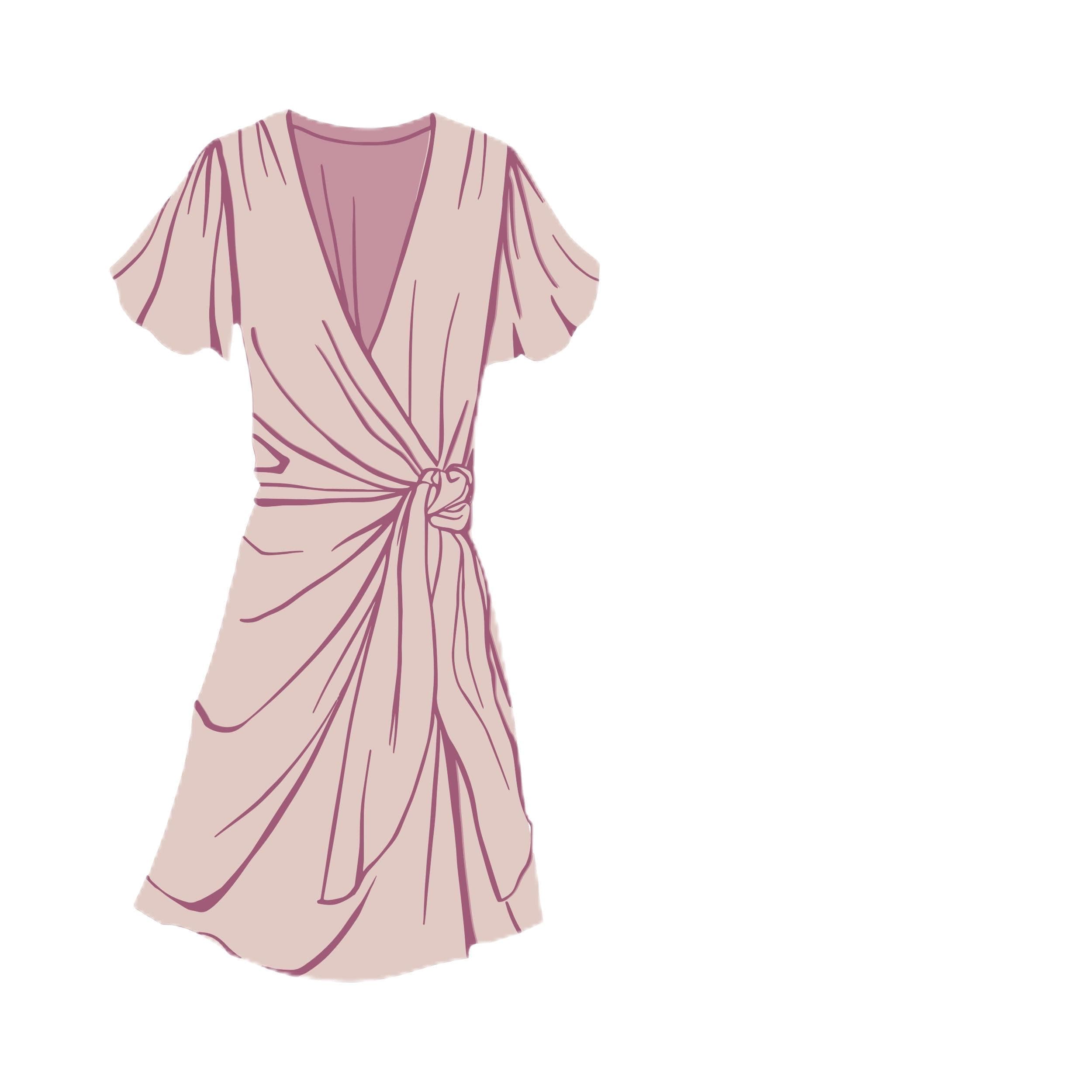 MEROKEETY Women's 3/4 Balloon Sleeve Striped High Waist T Shirt Midi Dress with Pockets