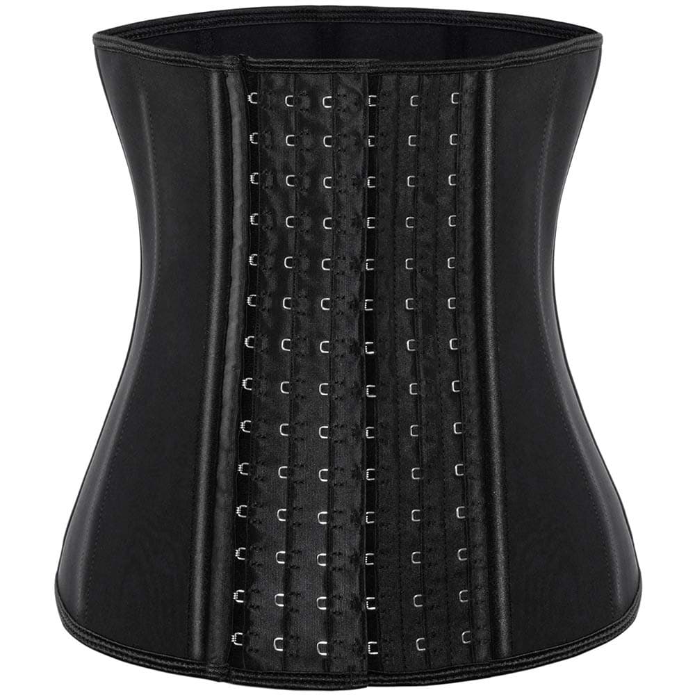 ECOWALSONWaist Trainer for Women Corset Cincher Body Shaper Girdle Trimmer with Steel Bones Extender