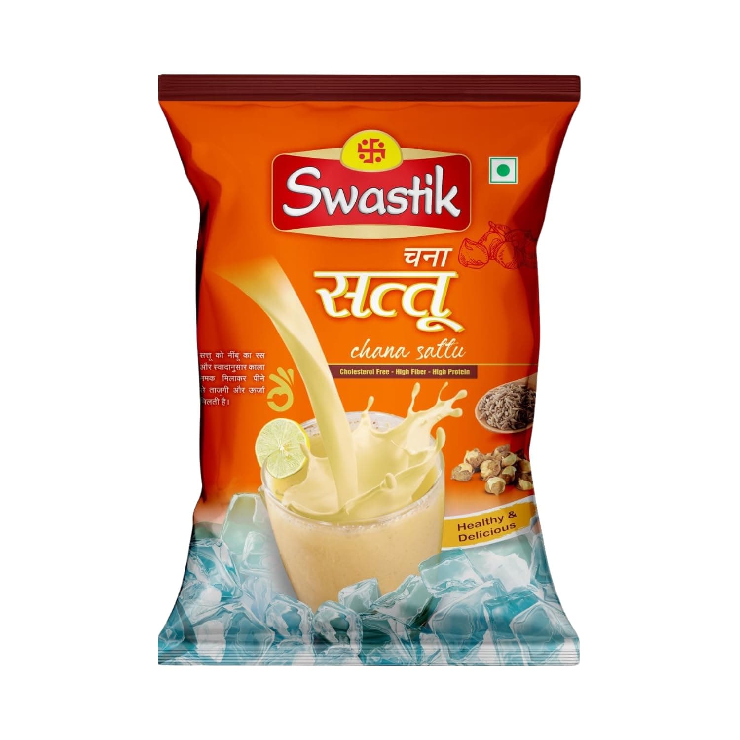 Swastik Pure & Tasty Refined Fibrous Sattu 2.5 Kg Healthy Breakfast Food