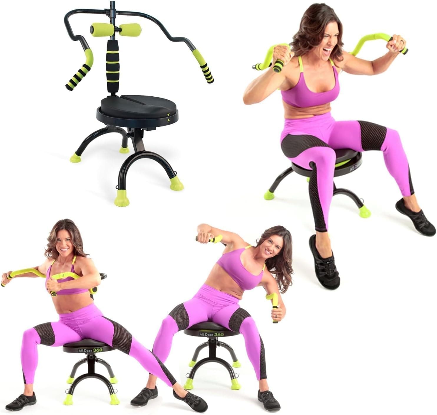 Ab Fitness Machine System - Basic Kit - Provides An Abdonimal And Muscle Activating Workout with Aerobics to Burn Calories and Workout