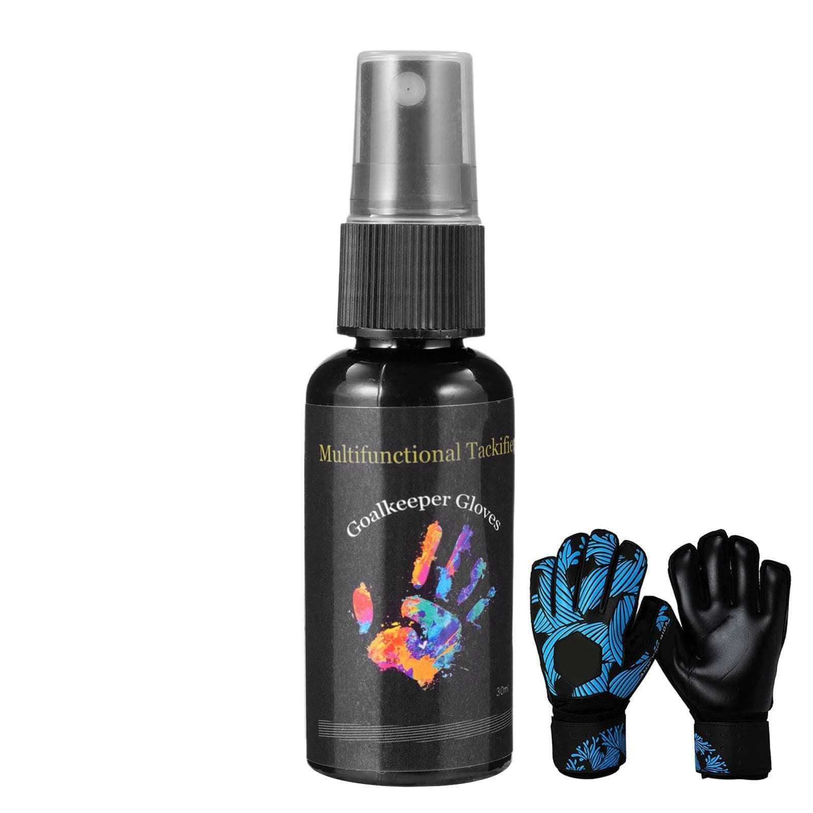 Agent Nonslip Football Glove Grip Spray Tackifier Goalkeeper Glove Grip Spray For Goalkeeper Gloves, black