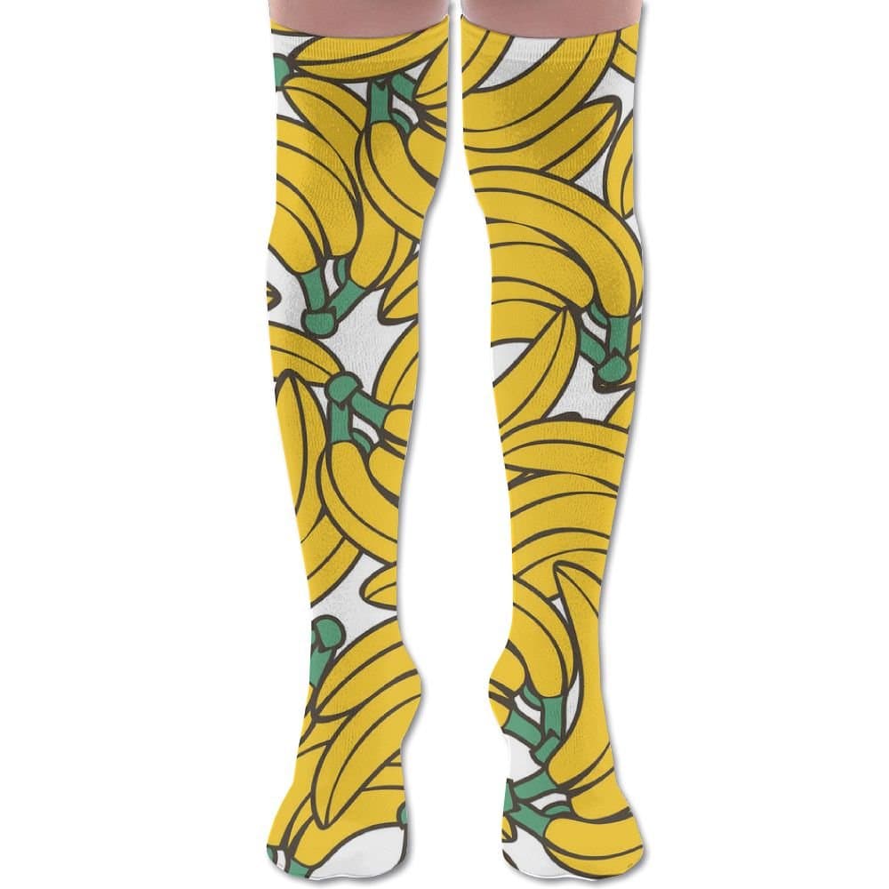 Men's Women's Knee High Socks Banana Compression Socks Athletic Sock