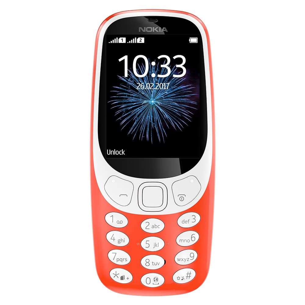 Nokia Mobile 3310 3G - Red - RETIRED
