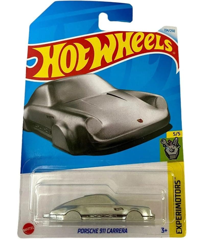Hot Wheels Porsche 911 Carrera (Silver) Keychain Experimotors 5/5 New for 2024
