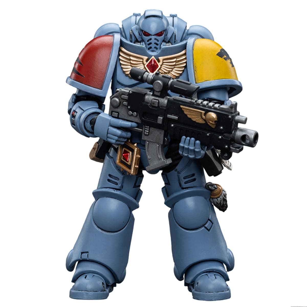 JOYTOY Warhammer 40,000 Action Figure, Space Wolves Intercessors, 4.2inch 1/18 Warhammer 40K Collection Model for Unisex, Adult, Christmas, Birthday Gifts, Ages 15 and Up