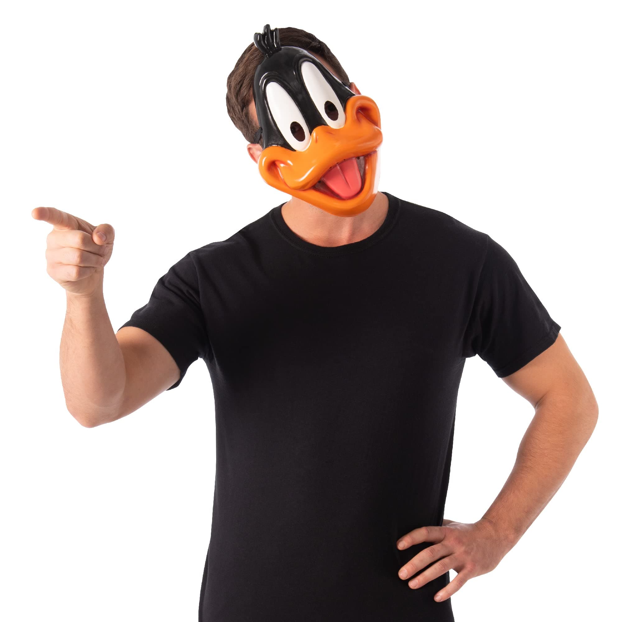Rubies Official Warner Bros Space Jam 2 Daffy Duck Mask, Cartoon Costume Accessory Halloween, World Book Day