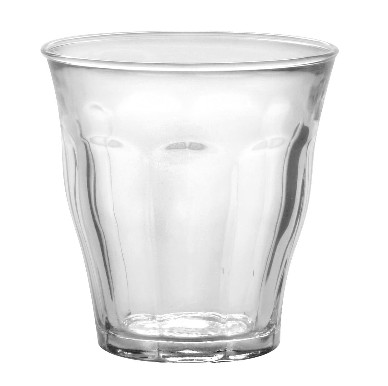 Duralex 1024AB06/6 Made In France Picardie Tumbler Drinking Glasses 7.75 ounce 1026AB06/6