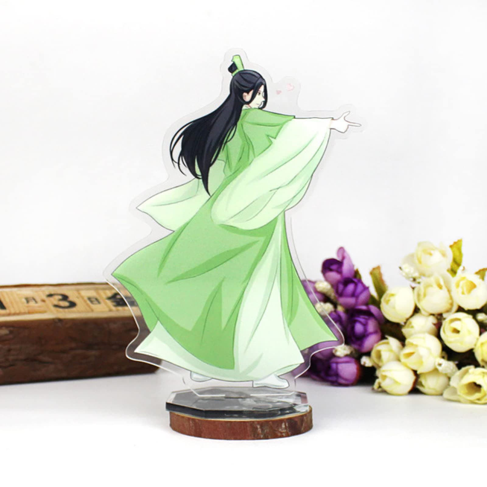 WOJING The Scum Villain’s Anime Stand Model Plate Shen Qingqiu Luo Binghe Acrylic Stands Sign Sleutelhanger