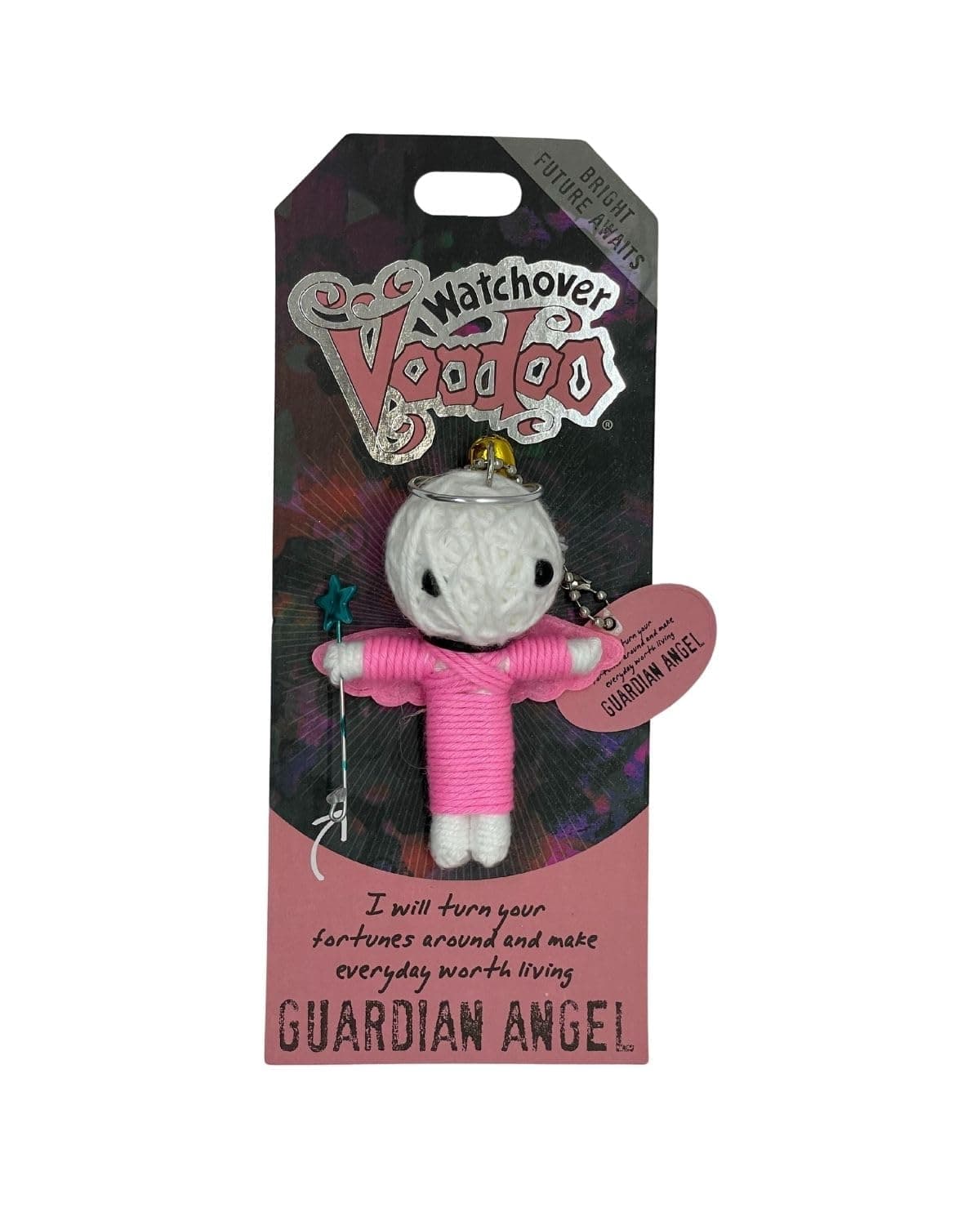 3-Inch Guardian Angel Keychain - Handcrafted Gift to Bring Good Luck and Positivity Everywhere You Go