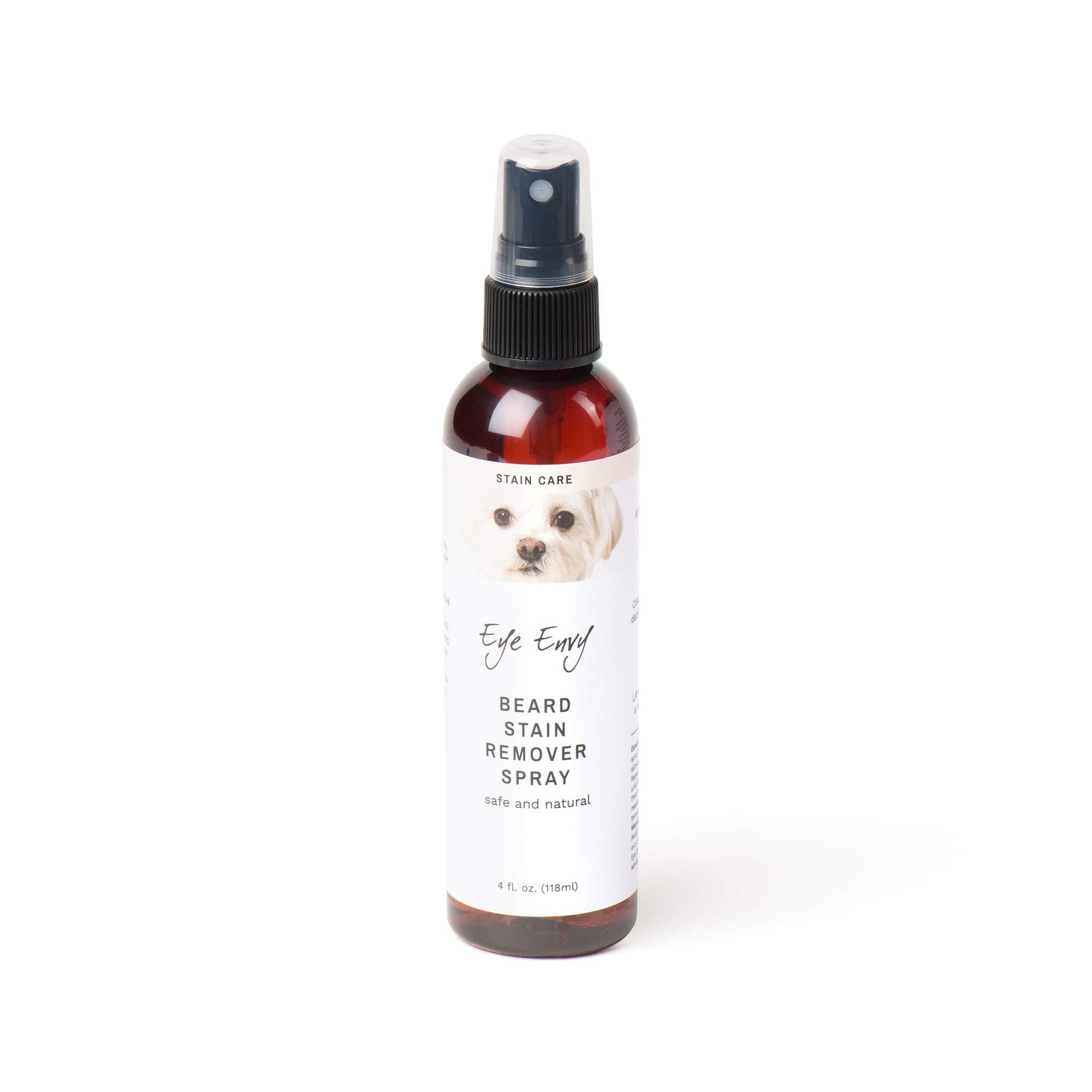 Eye Envy Beard Stain Remover Spray for Dogs/Cats|100% Natural and Safe|Lift Stains from Drooling, Saliva, Food, Runoff from Tearing|Treats The Cause of staining<4oz