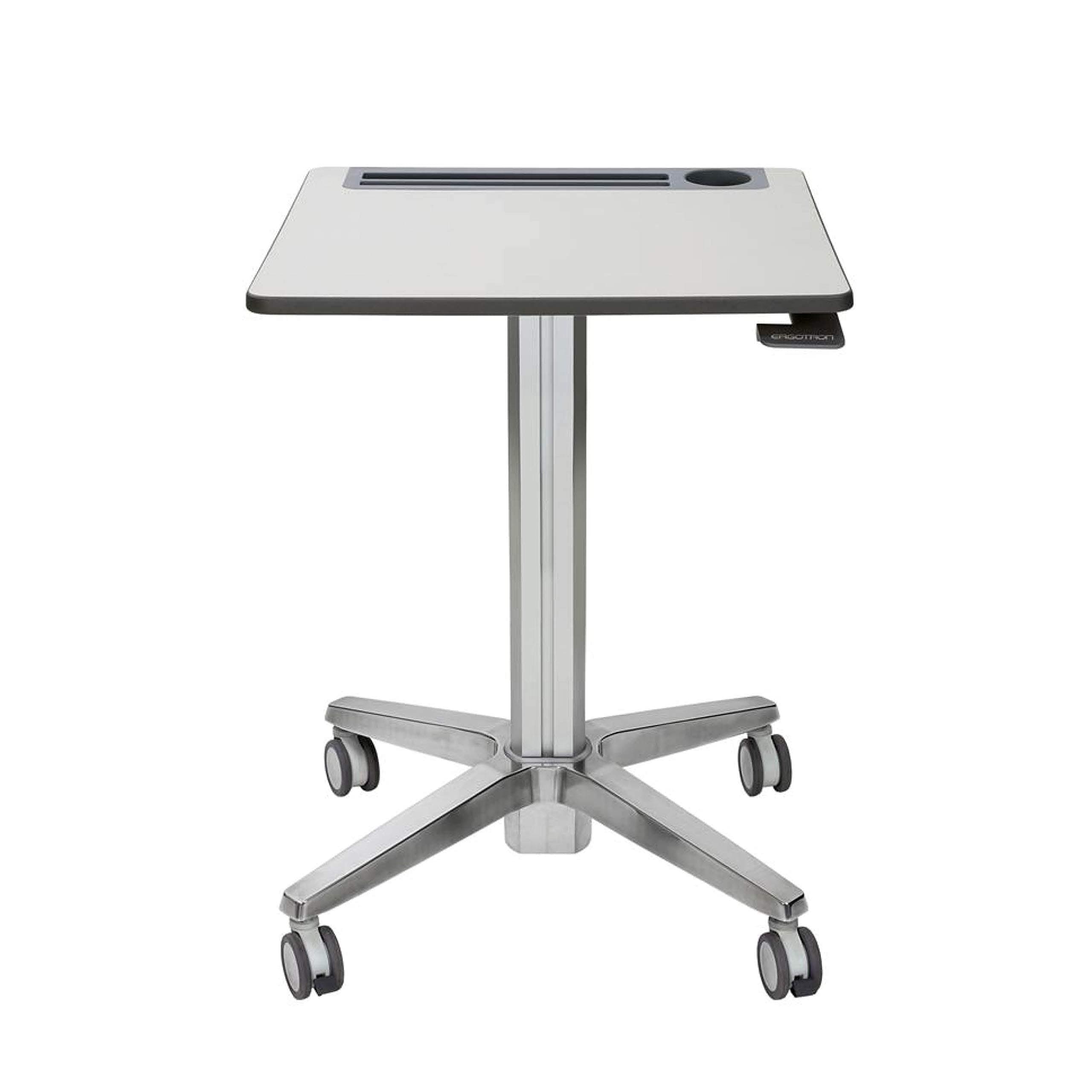 Ergotron 24-547-003 16-Inch Learnfit Travel Adjustable Sit-Stand Desk, Silver