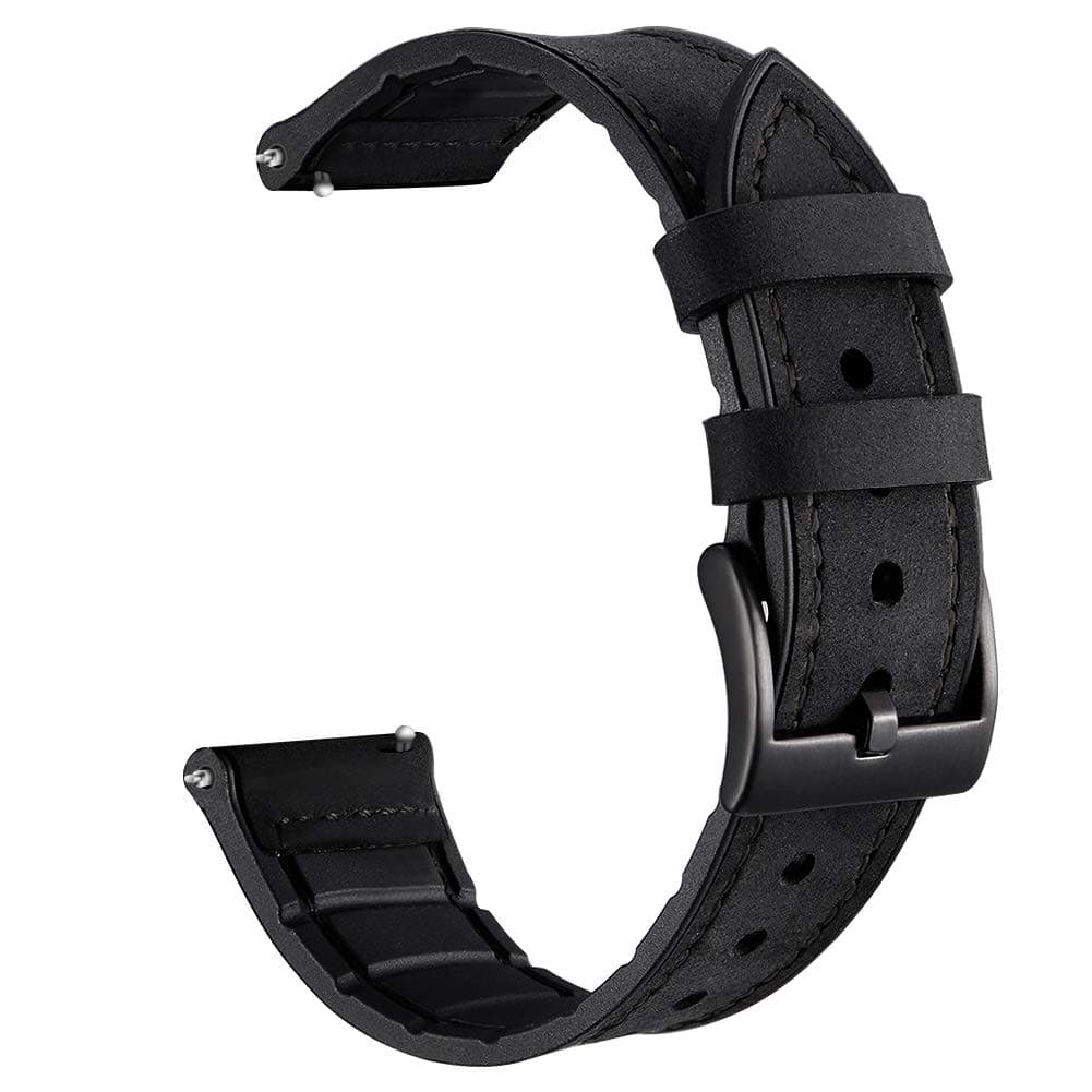 Adebena 22mm Watch Bands Quick Release Soft Silicone Rubber Watch Band Strap, Compatible for Samsung Gear S3 Frontier / S3 Classic/Ticwatch 1 Generation/Moto 360 2 2nd /Pebble Time Watch