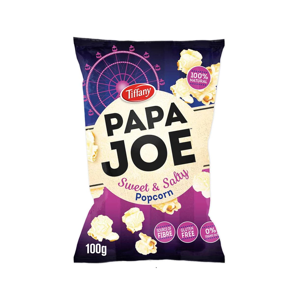Tiffany Papa Joe Sweet & Salty Popcorn, 100g