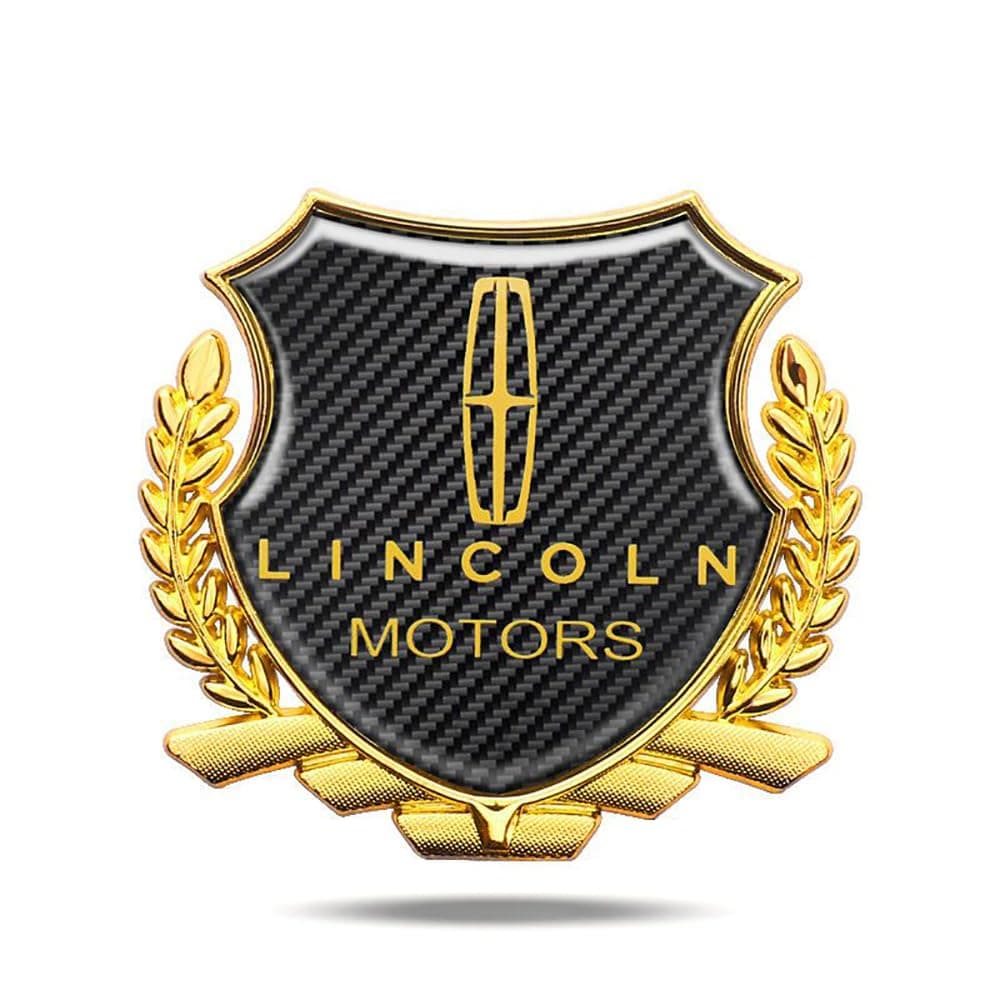 Car emblem logo badge, For Lincoln Continental Stylish Side Sticker Emblems Replaceable exterior decoration accessories
