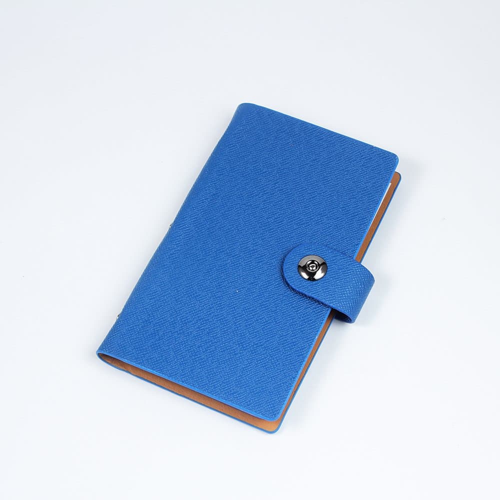 Name Card Book Holder Business Card Organizer for 240 Cards (Blue)