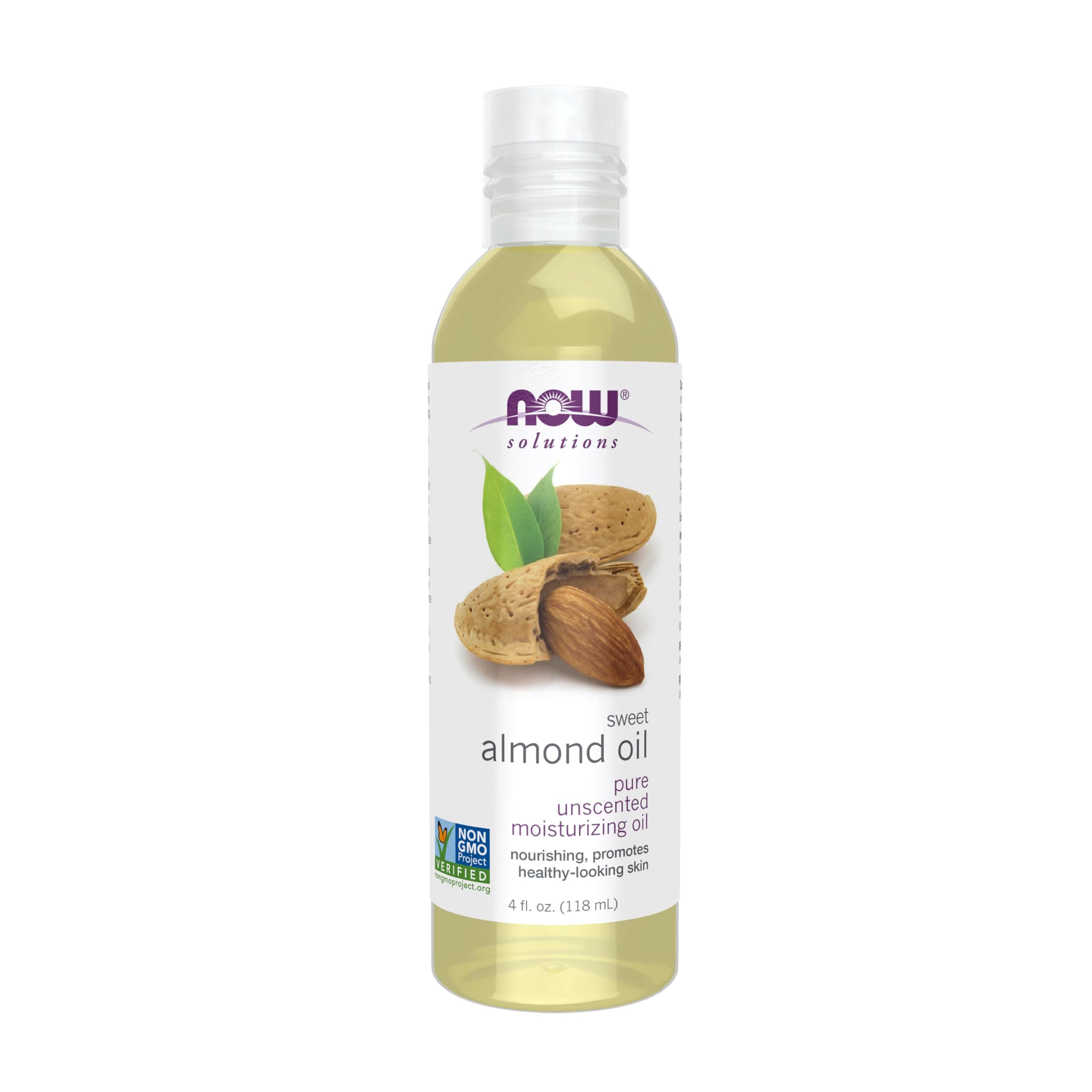 Now Solutions Sweet Almond Moisturizing Oil, 118 ml
