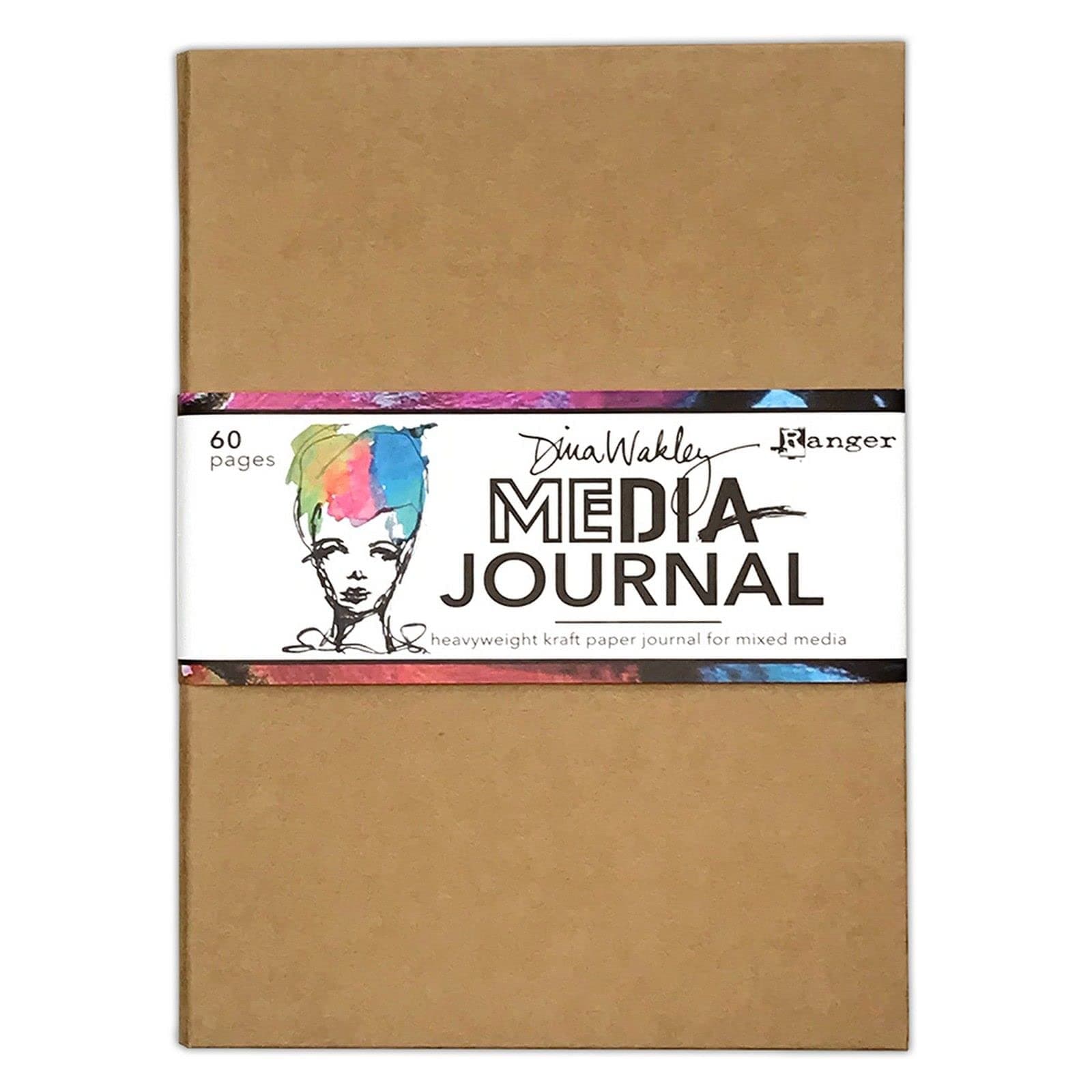 Dina Wakley Media Journal 7.75"X10.25"-Kraft