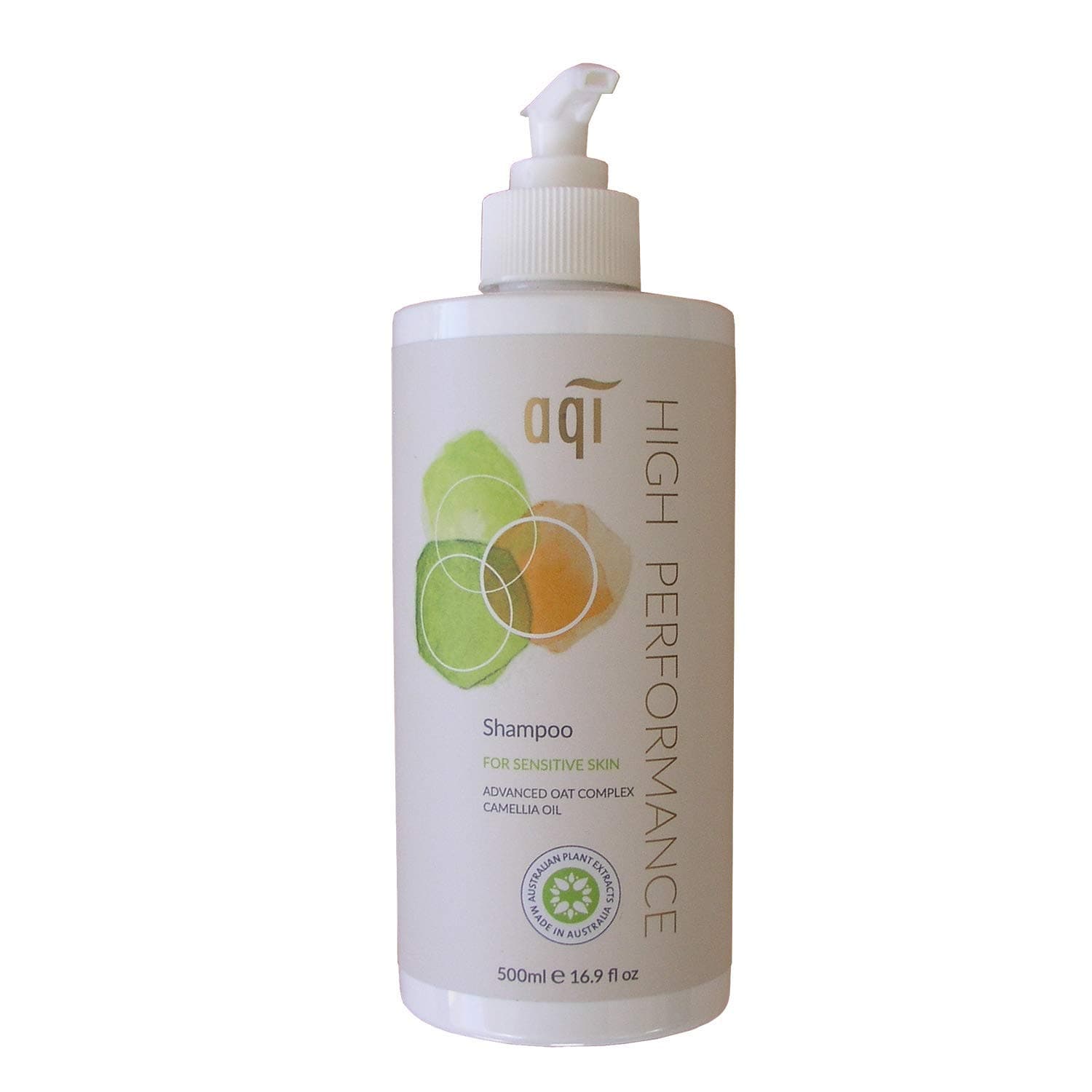 AQI Shampoo with Camellia Oil - Anti Itch Shampoo for Women & Men with Natural Essential Oil Eczema Shampoo for Dry, Colored Hair and Atopic, Dermatitis Scalp Sulfate and Fragrance-Free - 16.9 fl oz