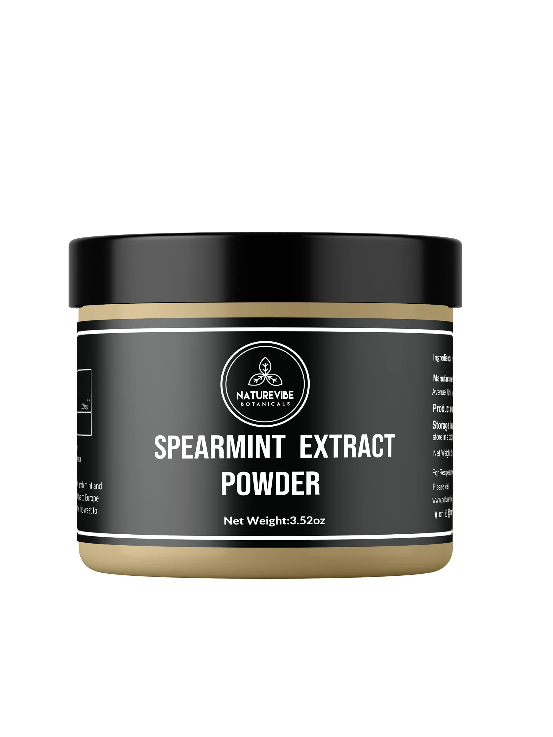 Naturevibe Botanicals Spearmint Extract Powder (3.52oz)