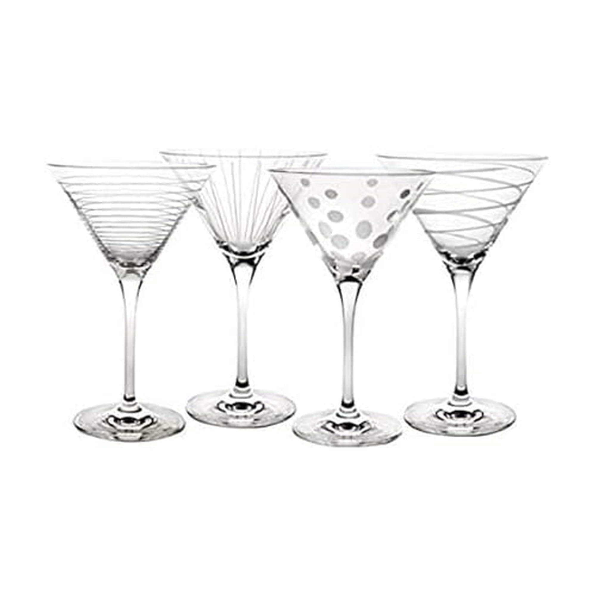 Cheers Martini Glass, 10-Ounce, Set of 4