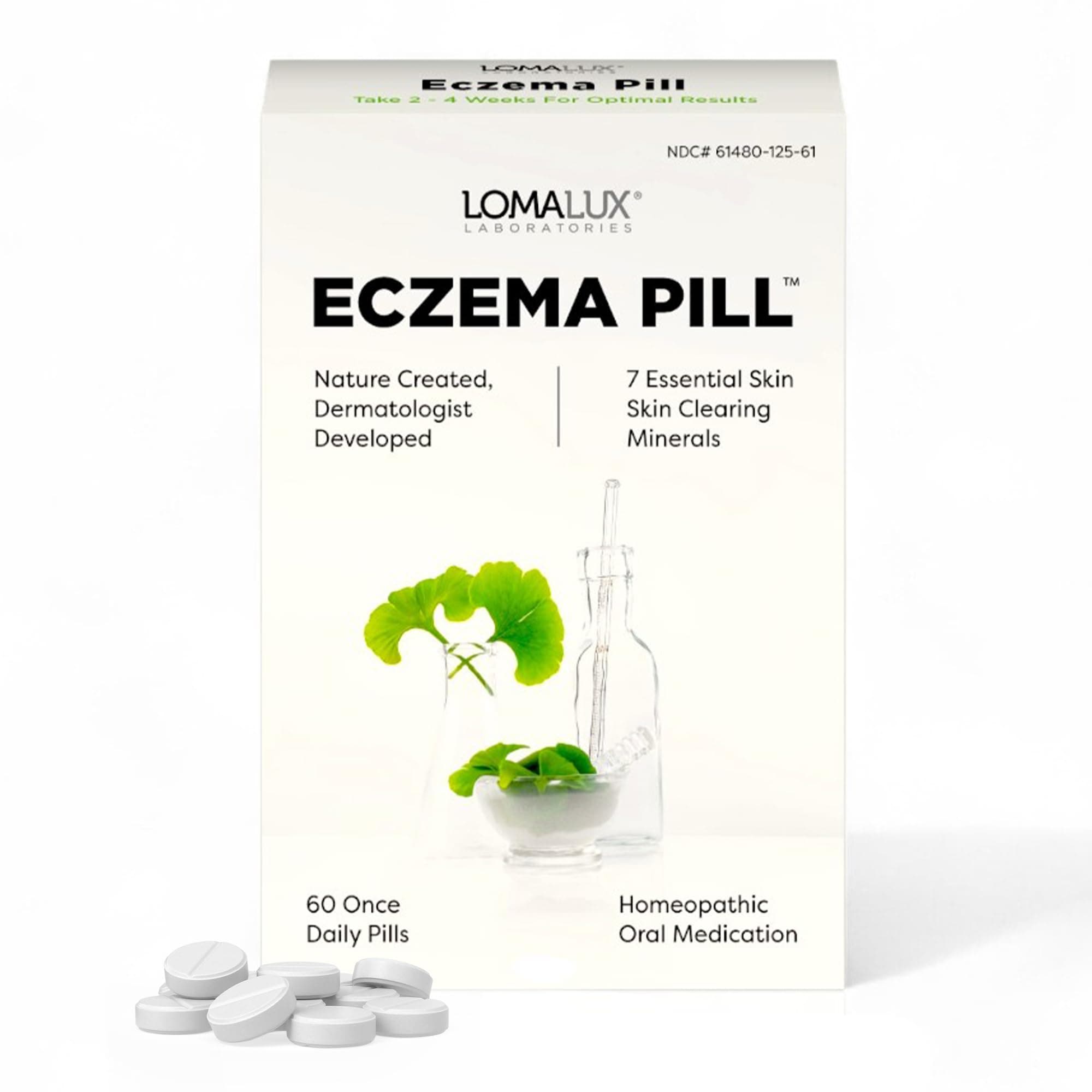 Eczema Pill Natural Eczema Treatment Skin Itch Clearing Minerals Dermatologist Developed For Kids Adults Clears Prevents Eczema Scaling Inflammation Itching No Harsh Chemicals