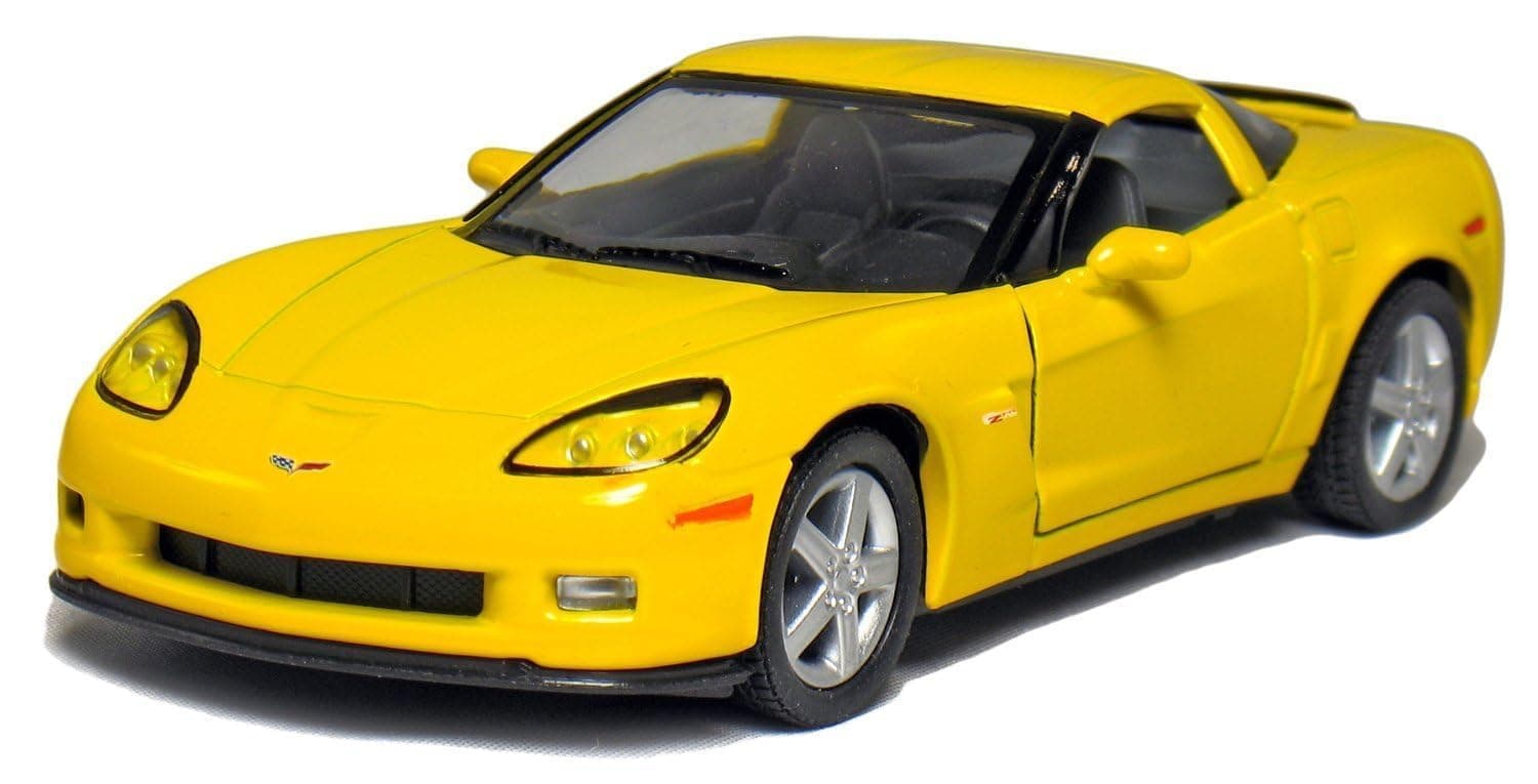 Kinsmart 5" 2007 Corvette Z06 1:36 Scale (Yellow)