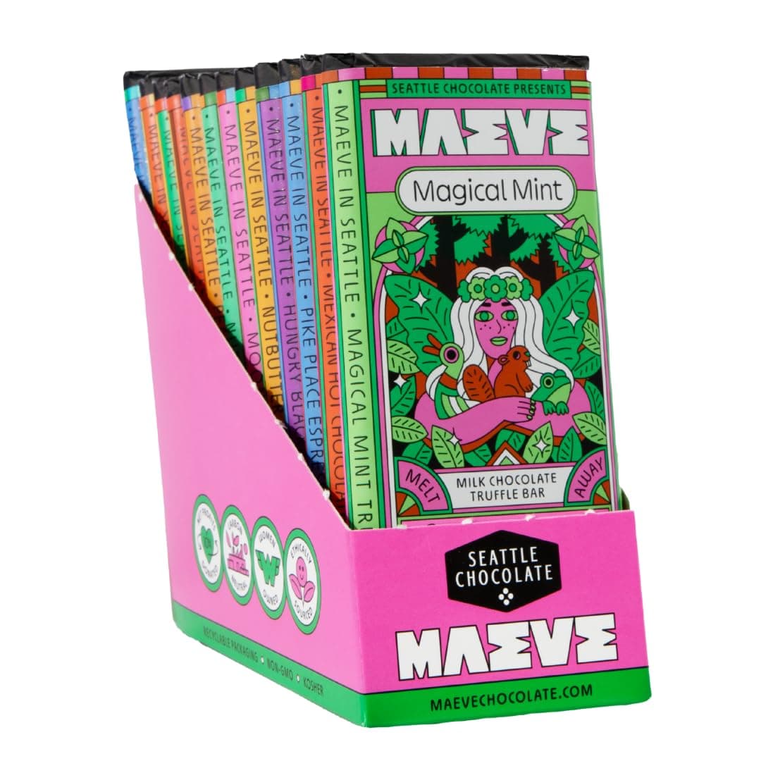 Maeve Chocolate Assorted Truffle Bars (12 Count)