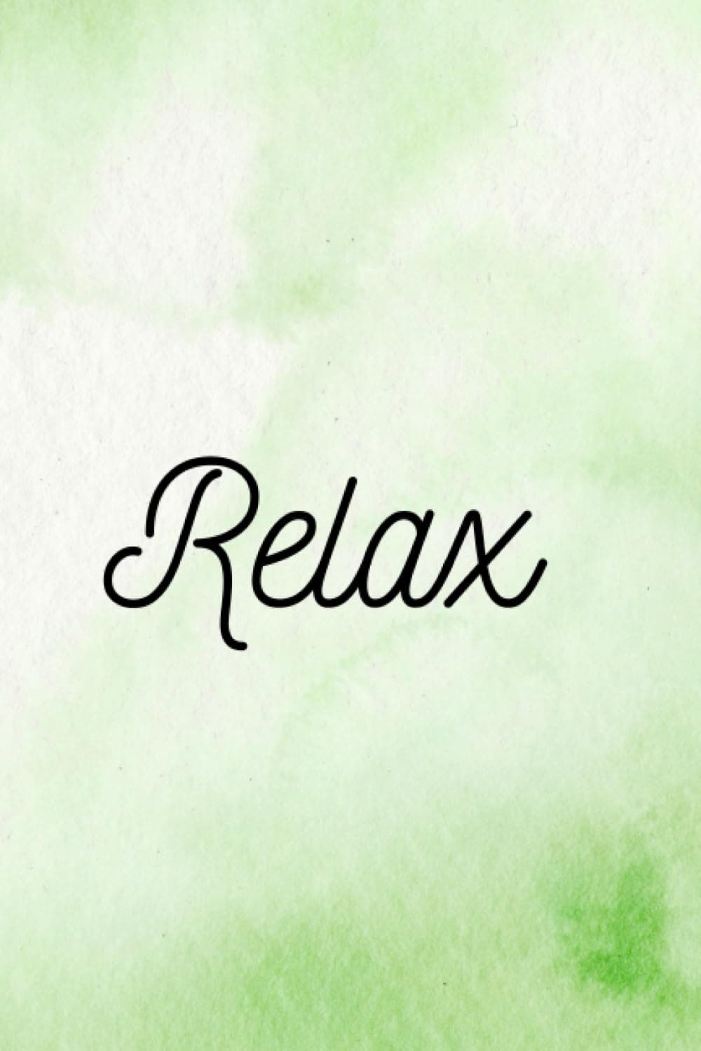 Grean White Minimalist Relax Journal