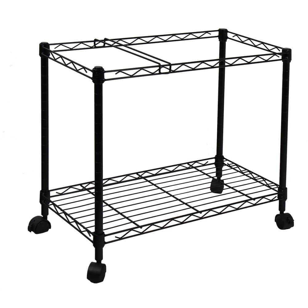 OceanstarFile Cart, Black, 1-(Pack)