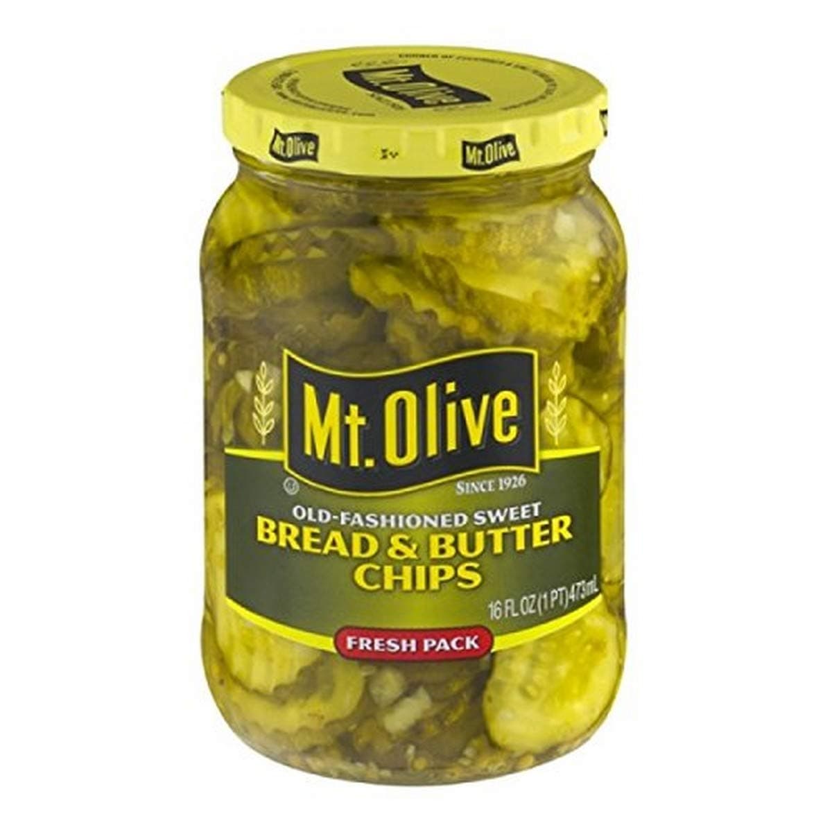 Bread & Butter Chips Old Fashioned Sweet Fresh Pack Pickles Jar, 16 oz