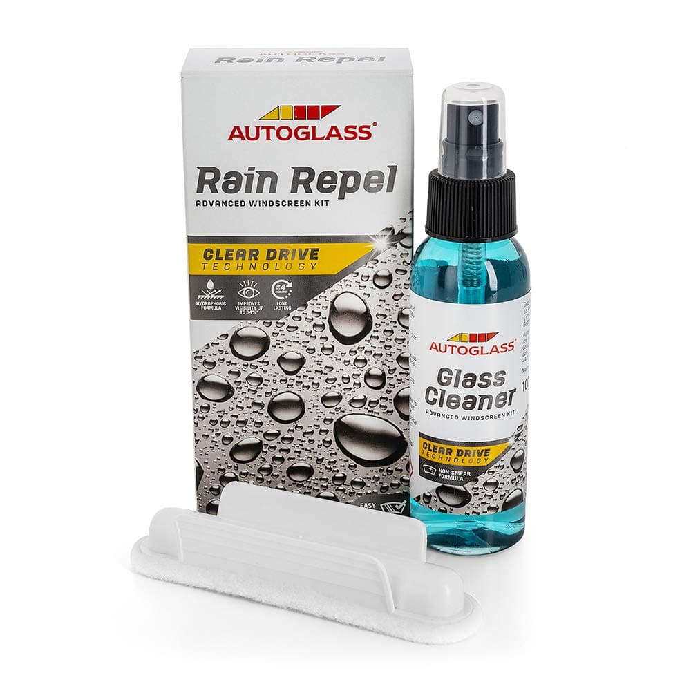 Autoglass Rain Repel Complete Kit | Rain Repellent for Car Windscreens | Lasts 4 x Longer | Increases Visibility in the Rain