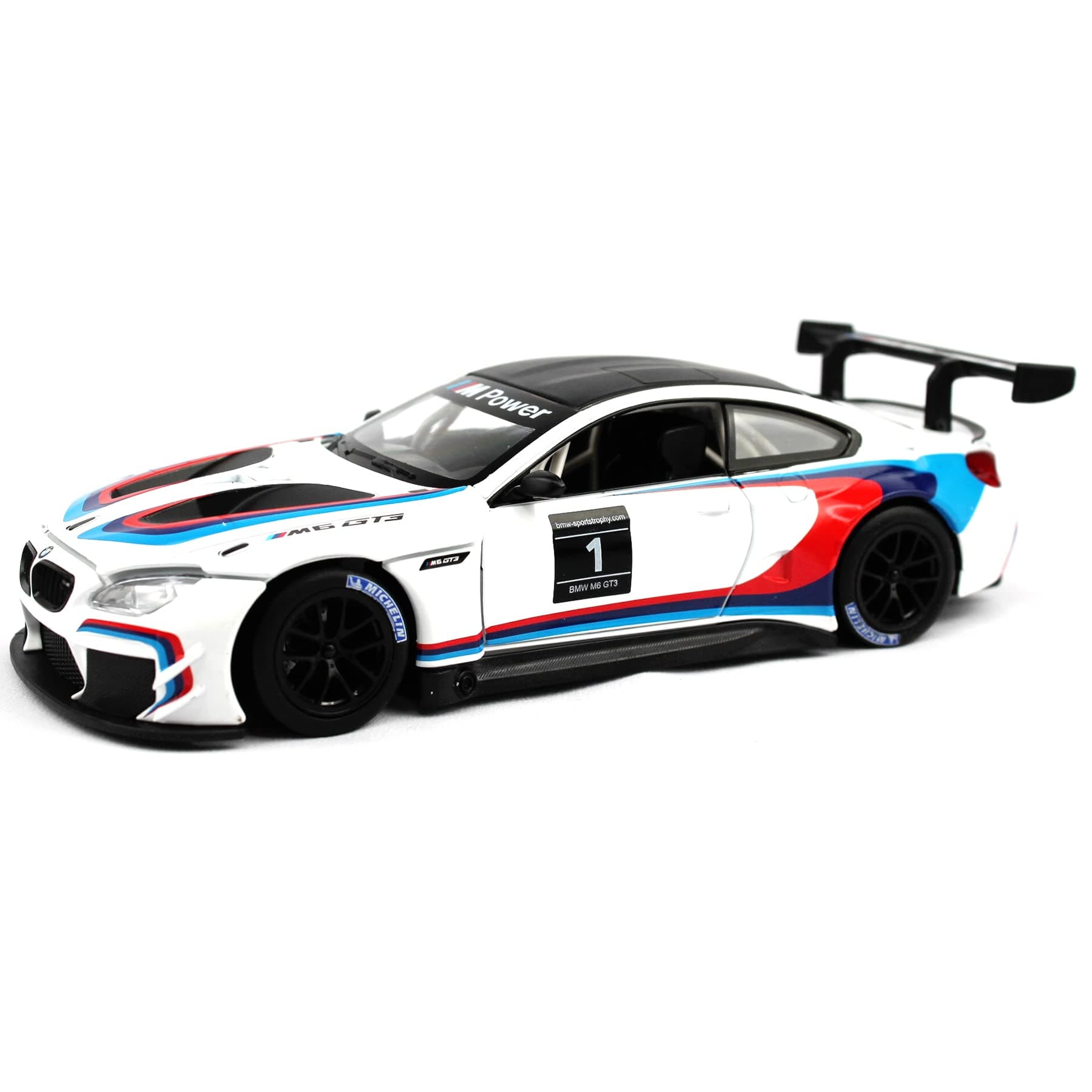 1:24 2018 BMW M6 GT3 - White - Optimum Diecast